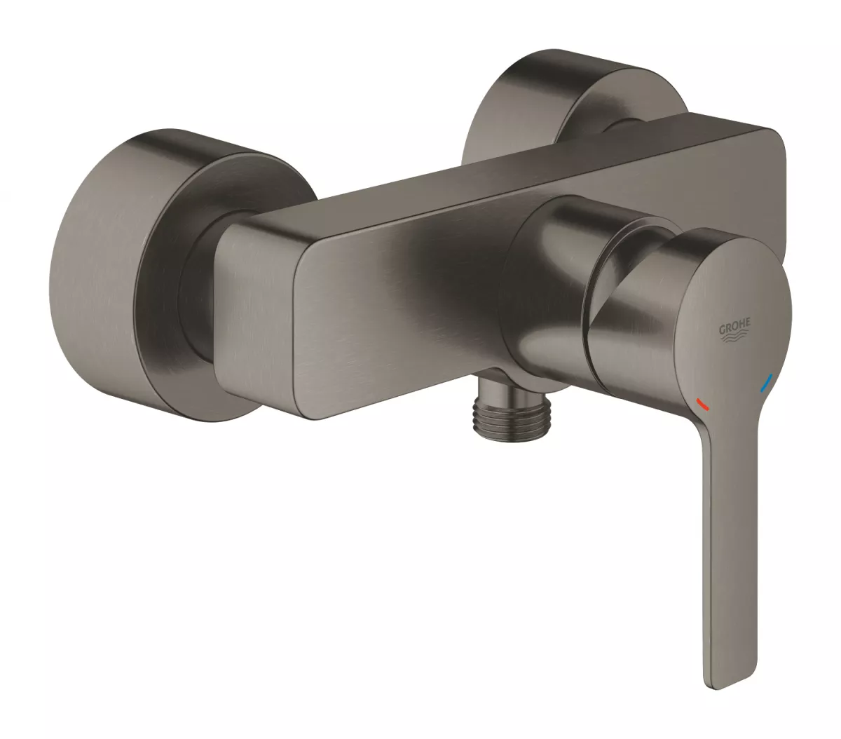 Baterie dus Grohe 33865AL1, Lineare, 1/2'', aparenta, protectie reflux, mat, grafit