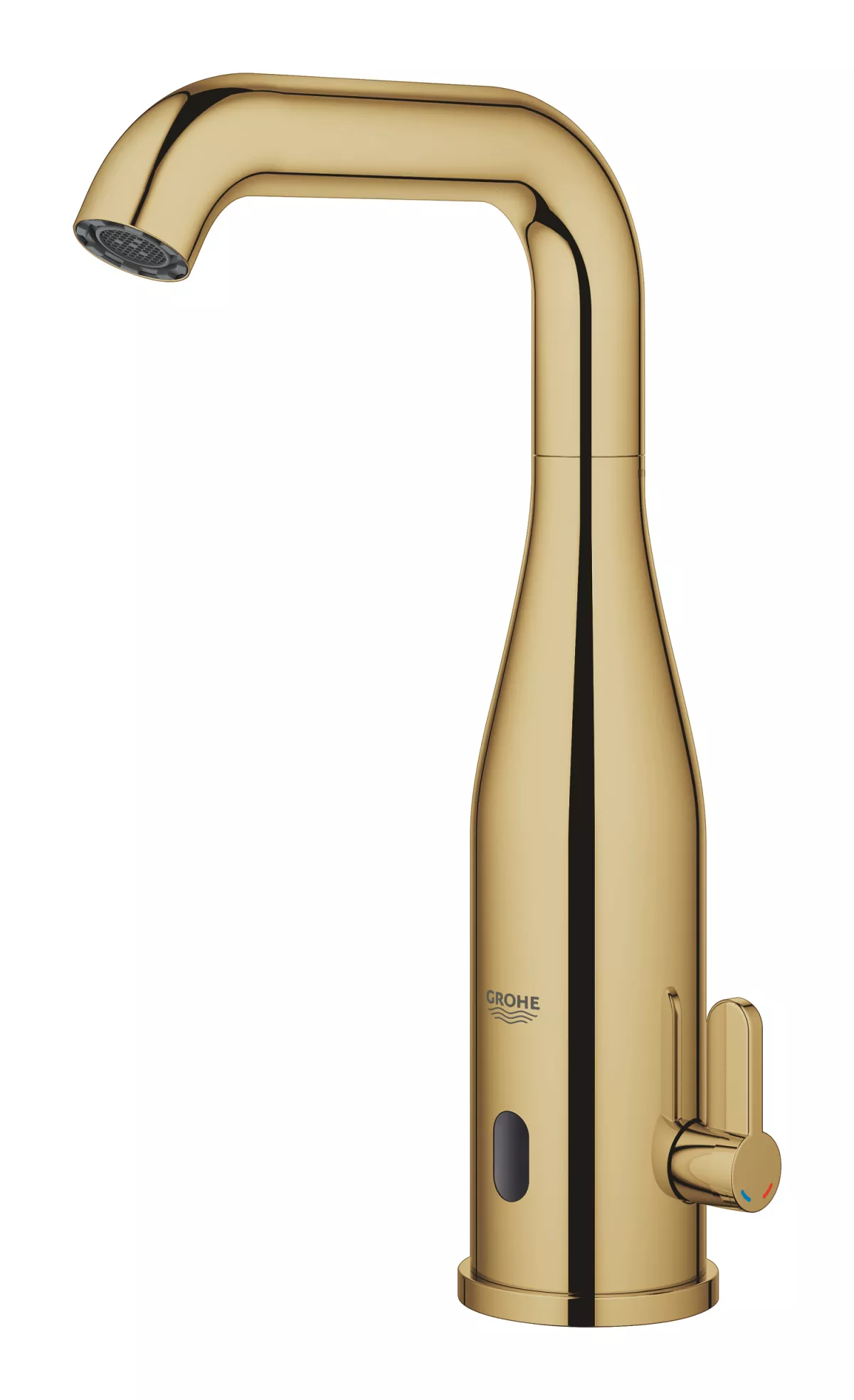 Baterie lavoar infrarosu Essence E Grohe 36445GL0, 3/8'', baterie, mixare, 7 programe, lucios, auriu
