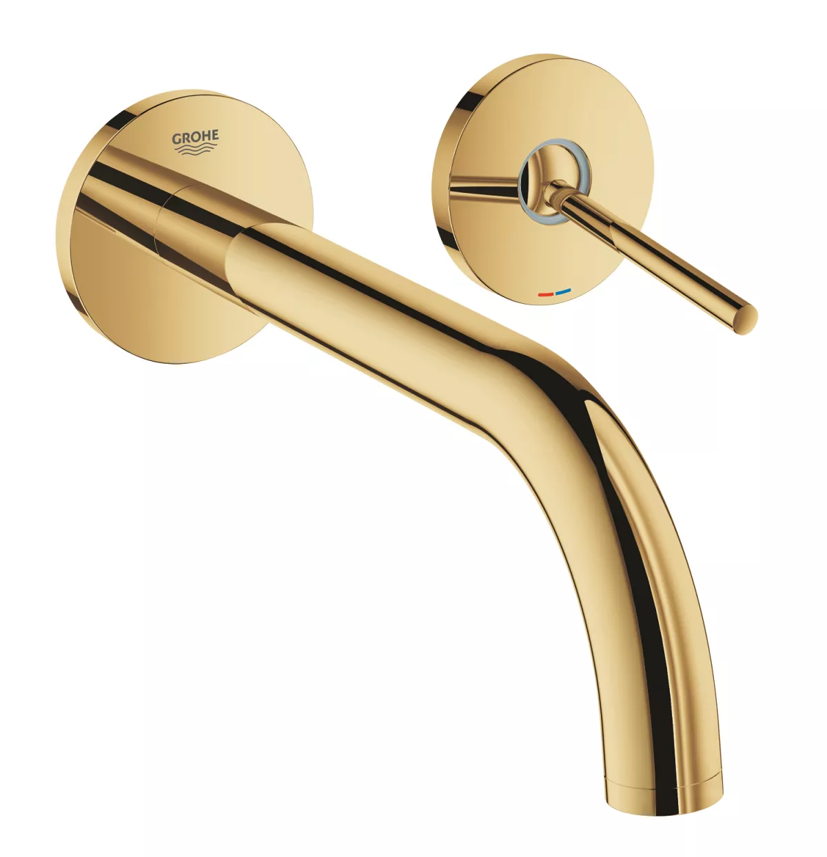 Baterie lavoar Grohe 19918GL3, Atrio, 1/2'', 221 mm, lucios, auriu