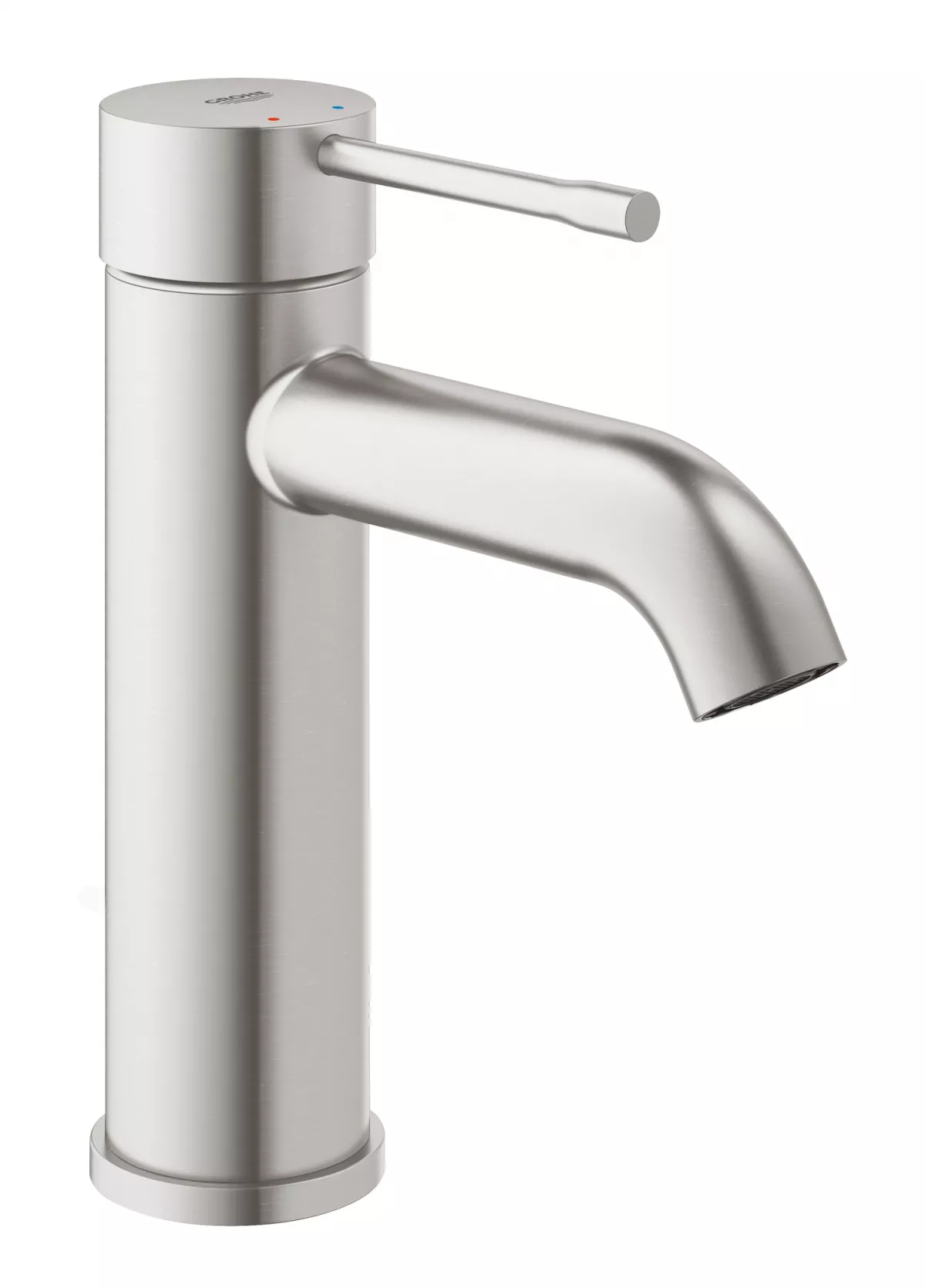 Baterie lavoar Grohe 23590DC1, Essence, 3/8'', M, 174 mm, mat, otel satinat