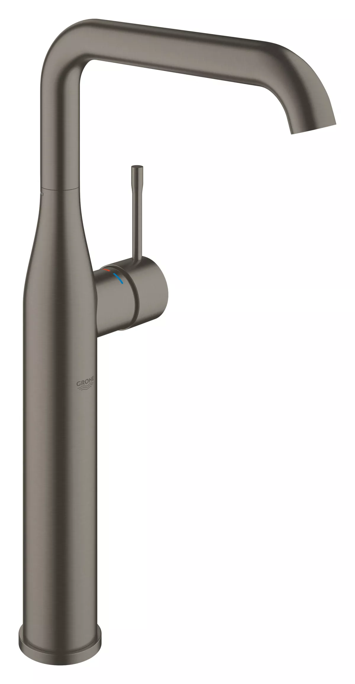 Baterie lavoar Grohe 24170AL1, Essence, 3/8'', marimea XL, pivotanta, fara ventil, mat, grafit