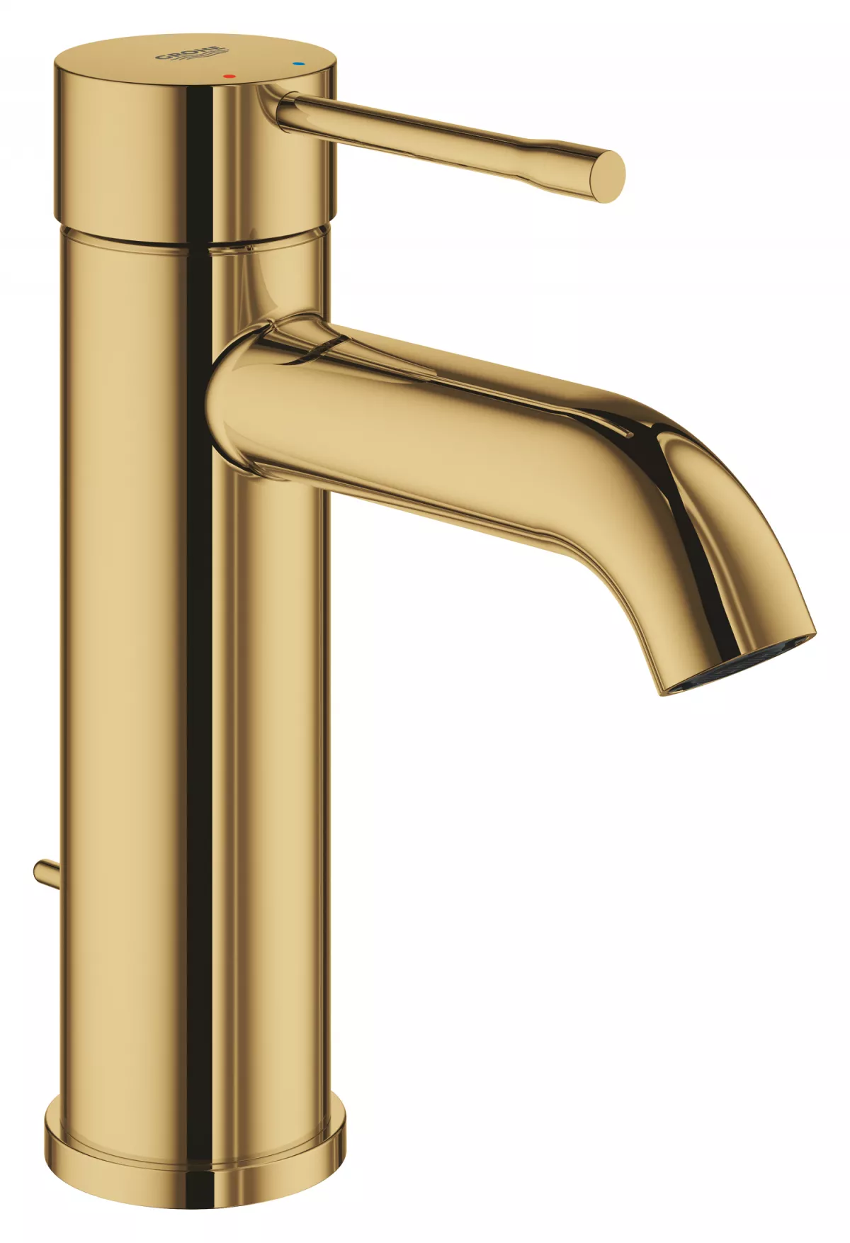 Baterie lavoar Grohe 24171GL1, Essence, 3/8'', S, 174 mm, ventil, lucios, auriu