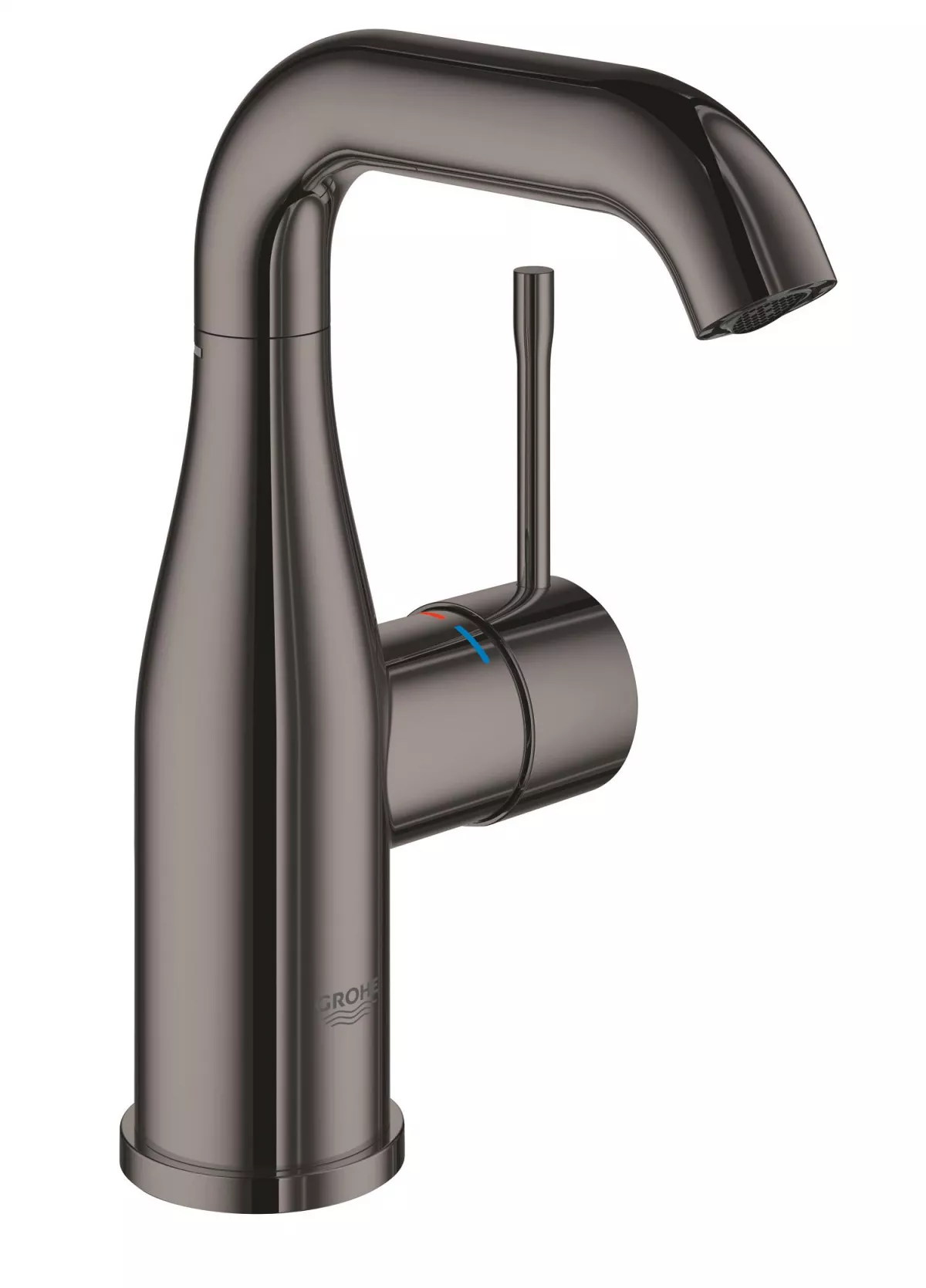 Baterie lavoar Grohe 23488A01, Essence, M, 193 mm, pivotanta, lucios, grafit