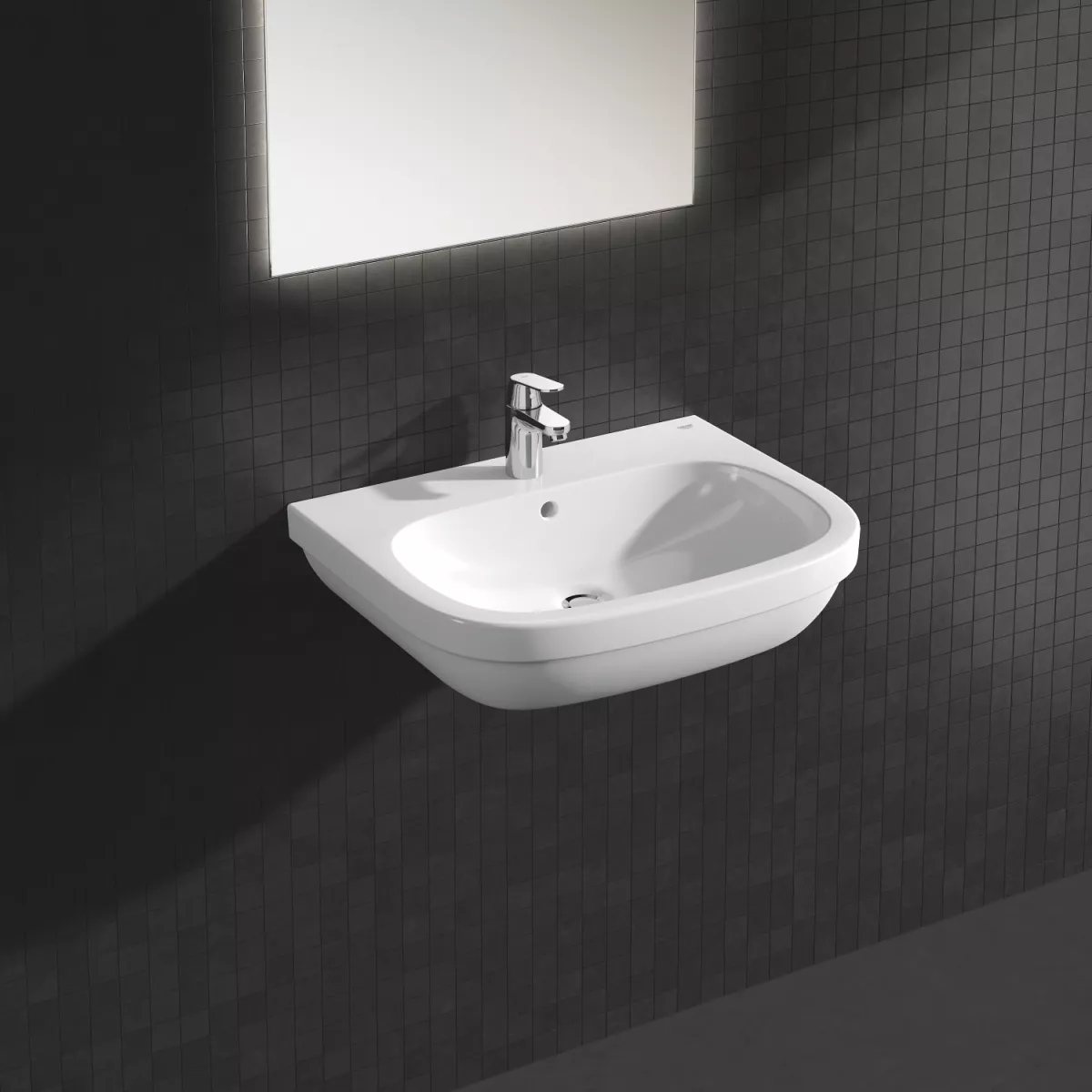 Baterie lavoar Grohe 3282500E, Eurosmart Cosmopolitan, 3/8'', S, 148 mm, ECO, ventil, crom