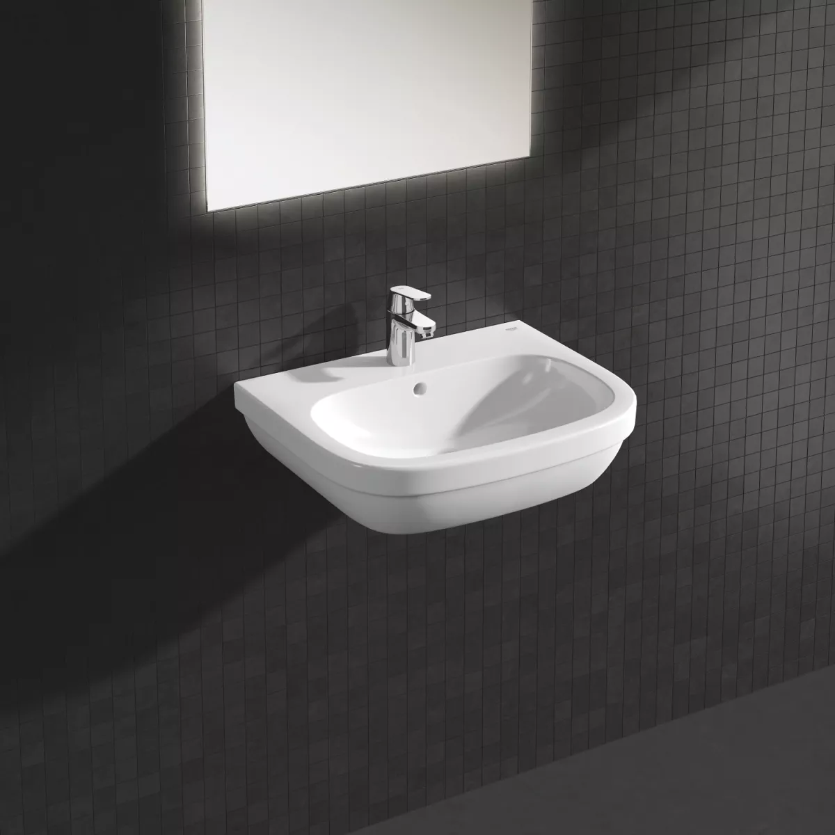 Baterie lavoar Grohe 3282500E, Eurosmart Cosmopolitan, 3/8'', S, 148 mm, ECO, ventil, crom