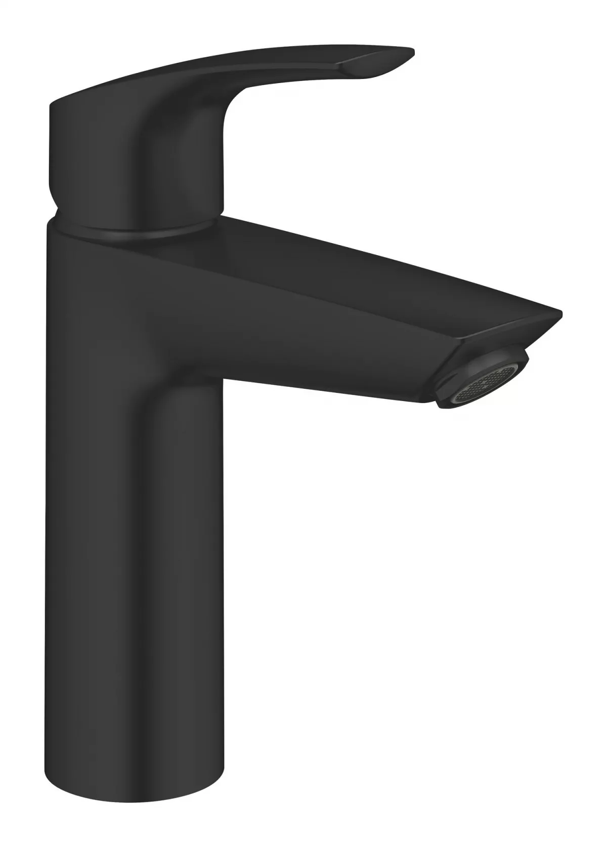 Baterie lavoar Grohe 23395243E, EuroSmart, M, 195 mm, ECO, mat, negru