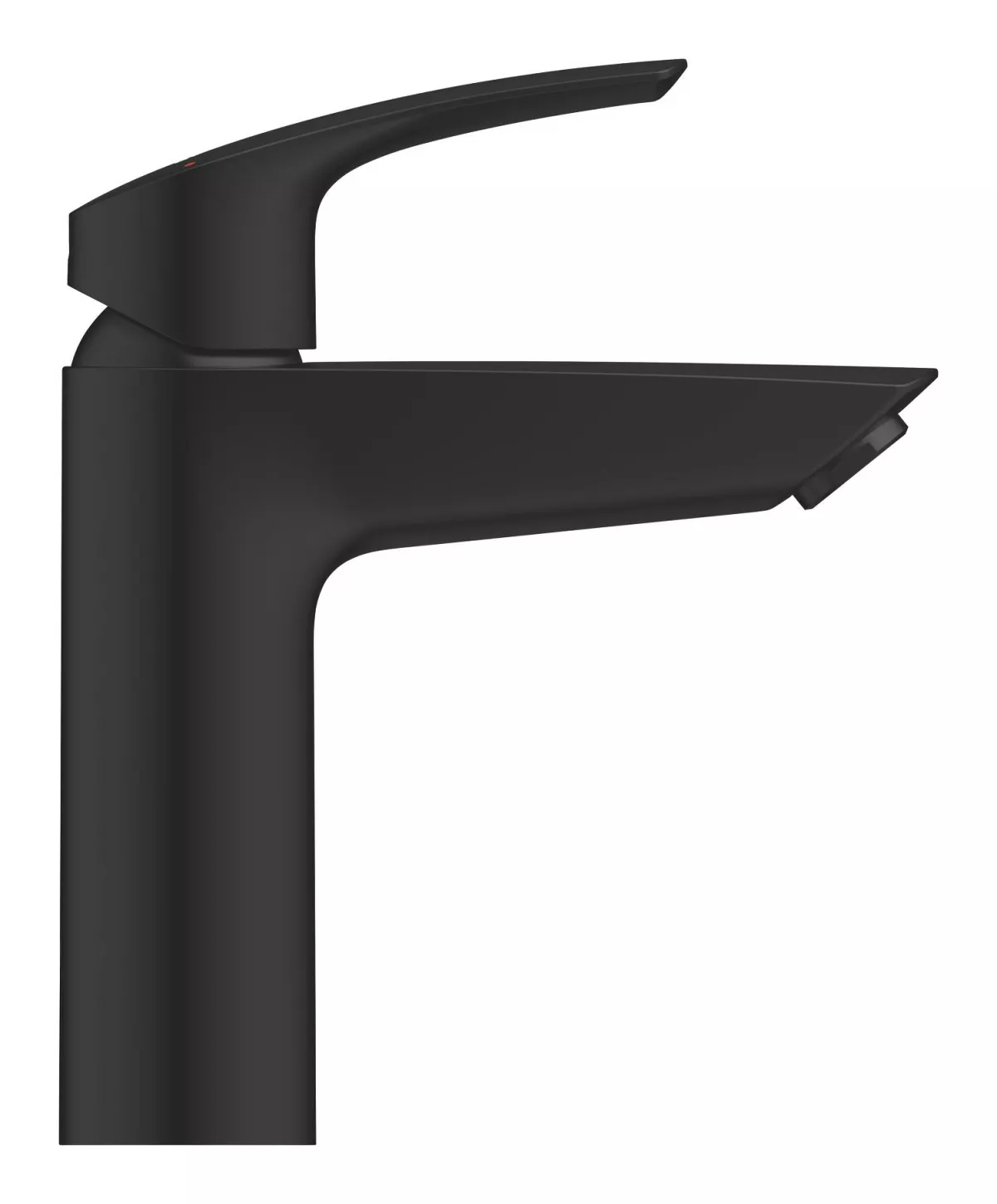 Baterie lavoar Grohe 23395243E, EuroSmart, M, 195 mm, ECO, mat, negru