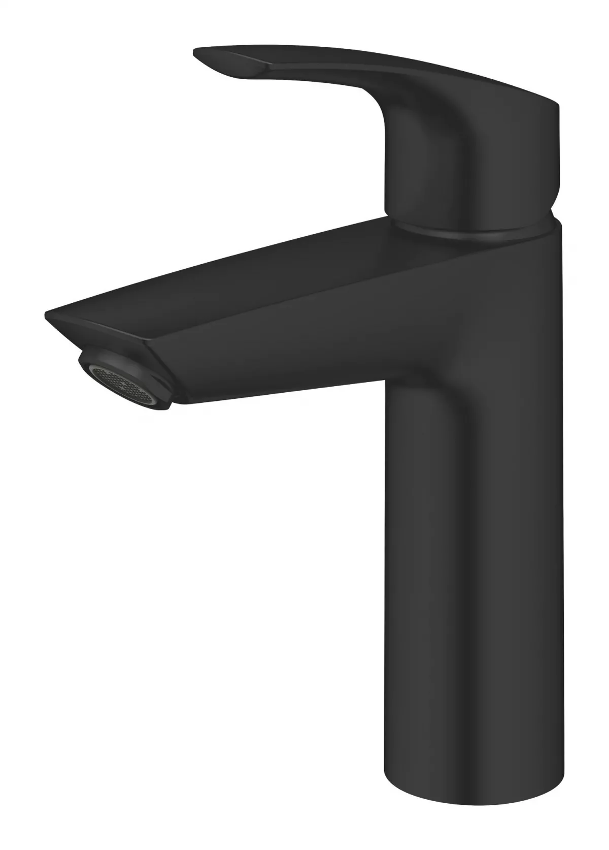 Baterie lavoar Grohe 23395243E, EuroSmart, M, 195 mm, ECO, mat, negru