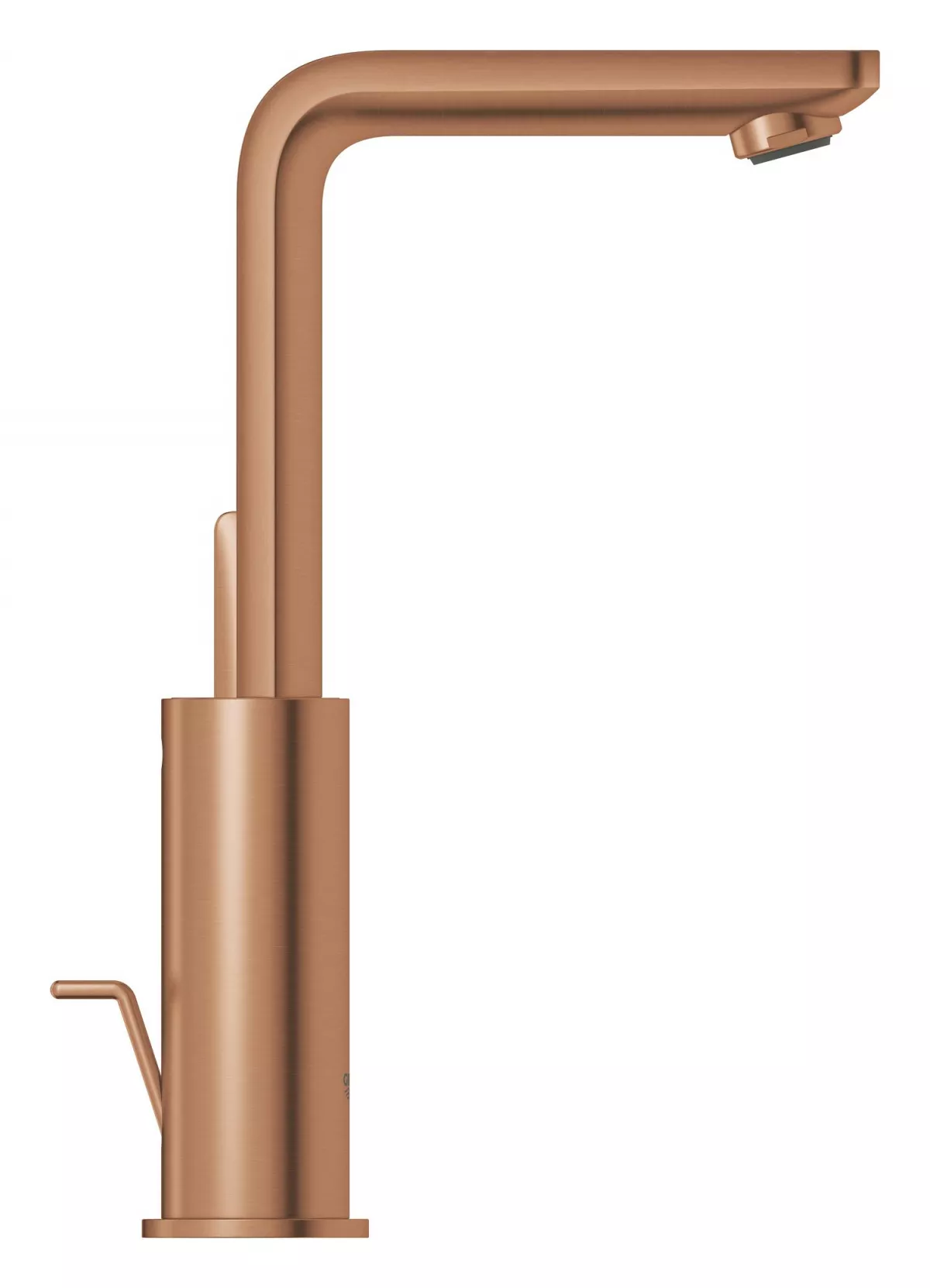 Baterie lavoar Grohe 23296DL1, Lineare, L, 252 mm, ventil, mat, cupru