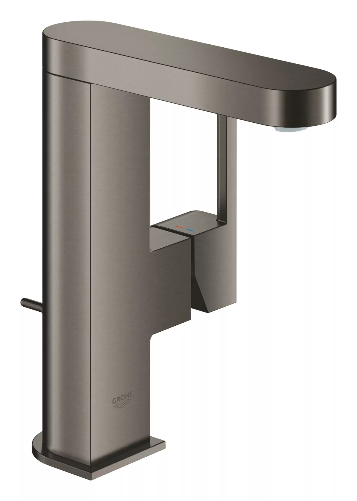 Baterie lavoar Grohe 23871AL3, Plus, M, 190 mm, pivotanta, ventil, mat, grafit