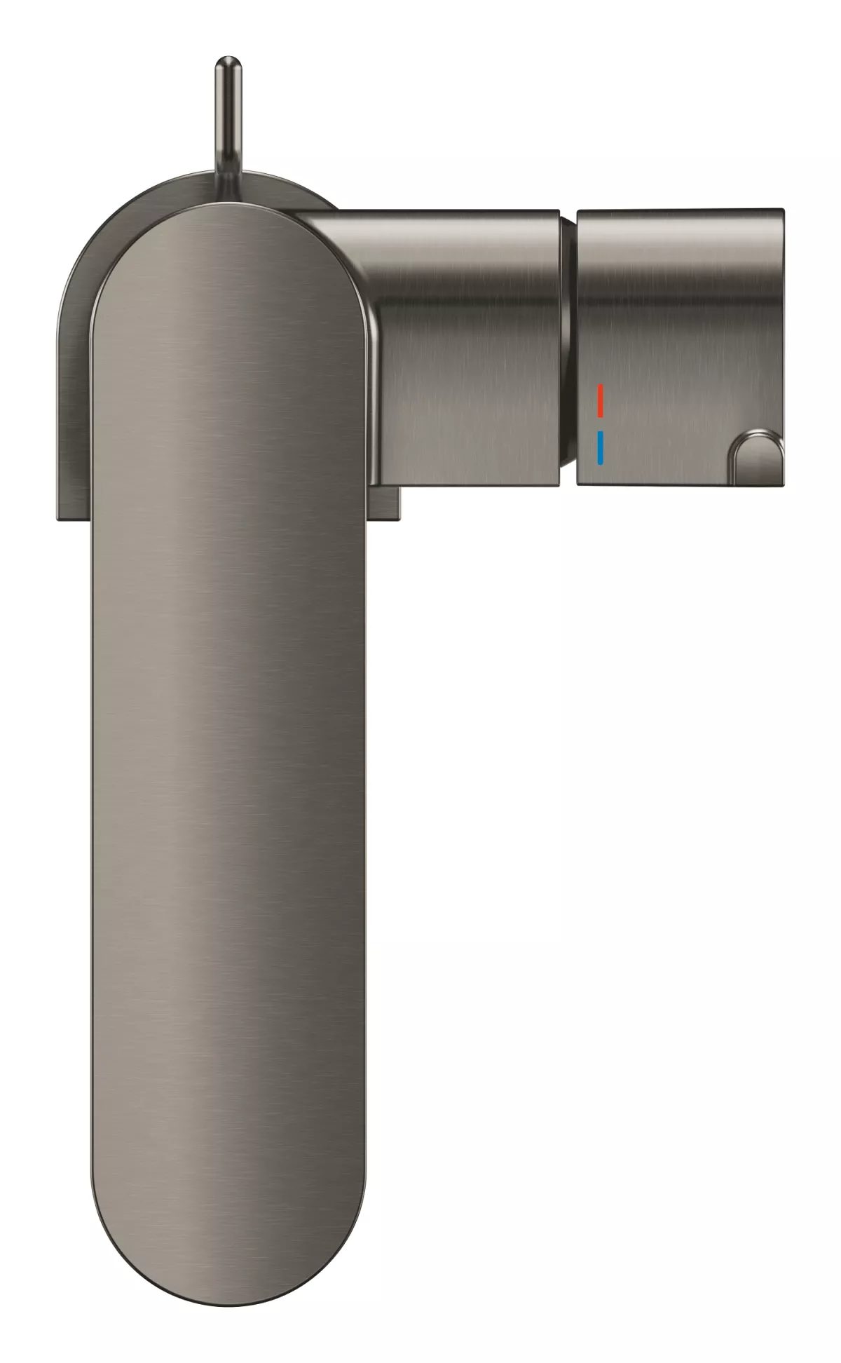 Baterie lavoar Grohe 23871AL3, Plus, M, 190 mm, pivotanta, ventil, mat, grafit