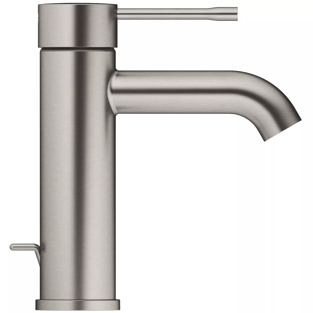 Baterie lavoar Grohe 23589AL1, Essence, 3/8'', S, 174 mm, ventil, mat, grafit