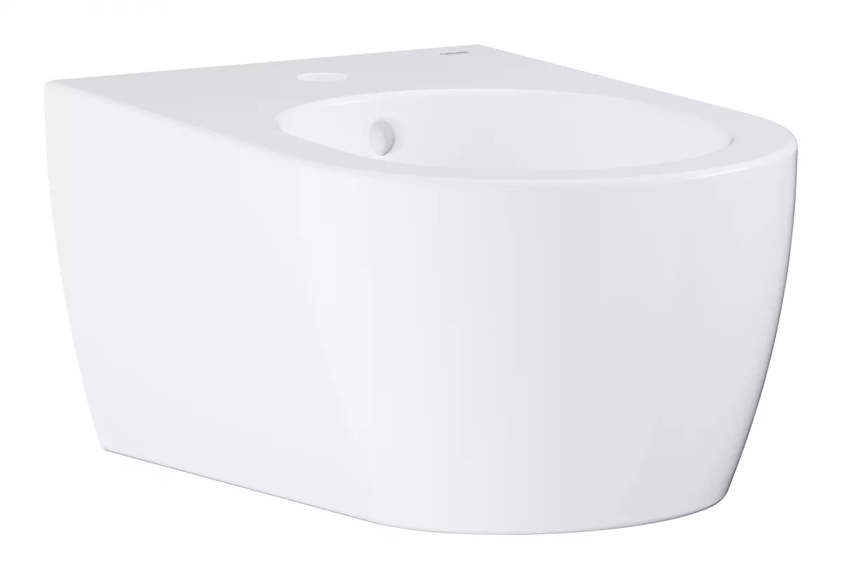Bideu Grohe 3957400H, Essence, suspendat, preaplin, elemente ascunse, anti-aderent, anti- bacterian, alb