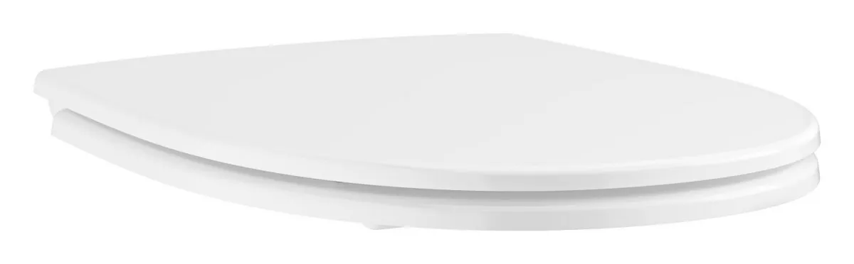 Capac WC Grohe 112947SH00, Bau Ceramic, Slim, datasare rapida, alb