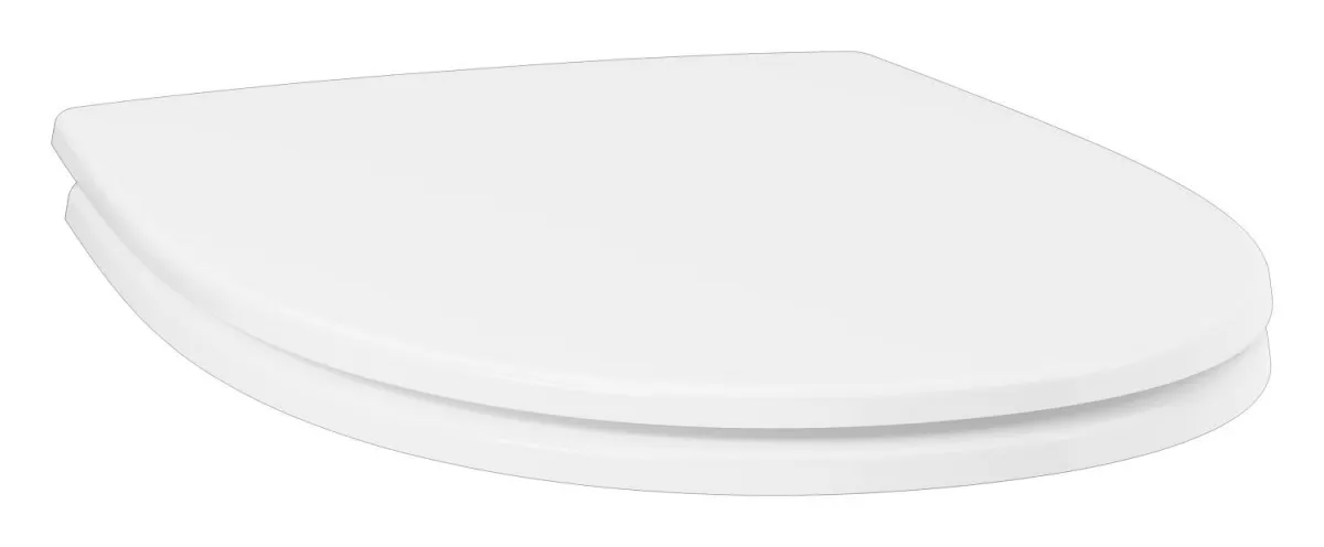 Capac WC Grohe 112947SH00, Bau Ceramic, Slim, datasare rapida, alb