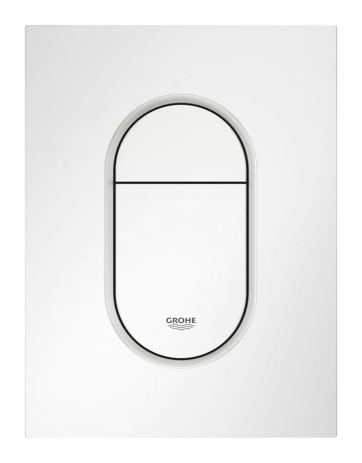Clapeta WC Grohe 37624SH0, Arena Cosmo, S, 130 x 172 mm, verticala, plastic, mat, alb