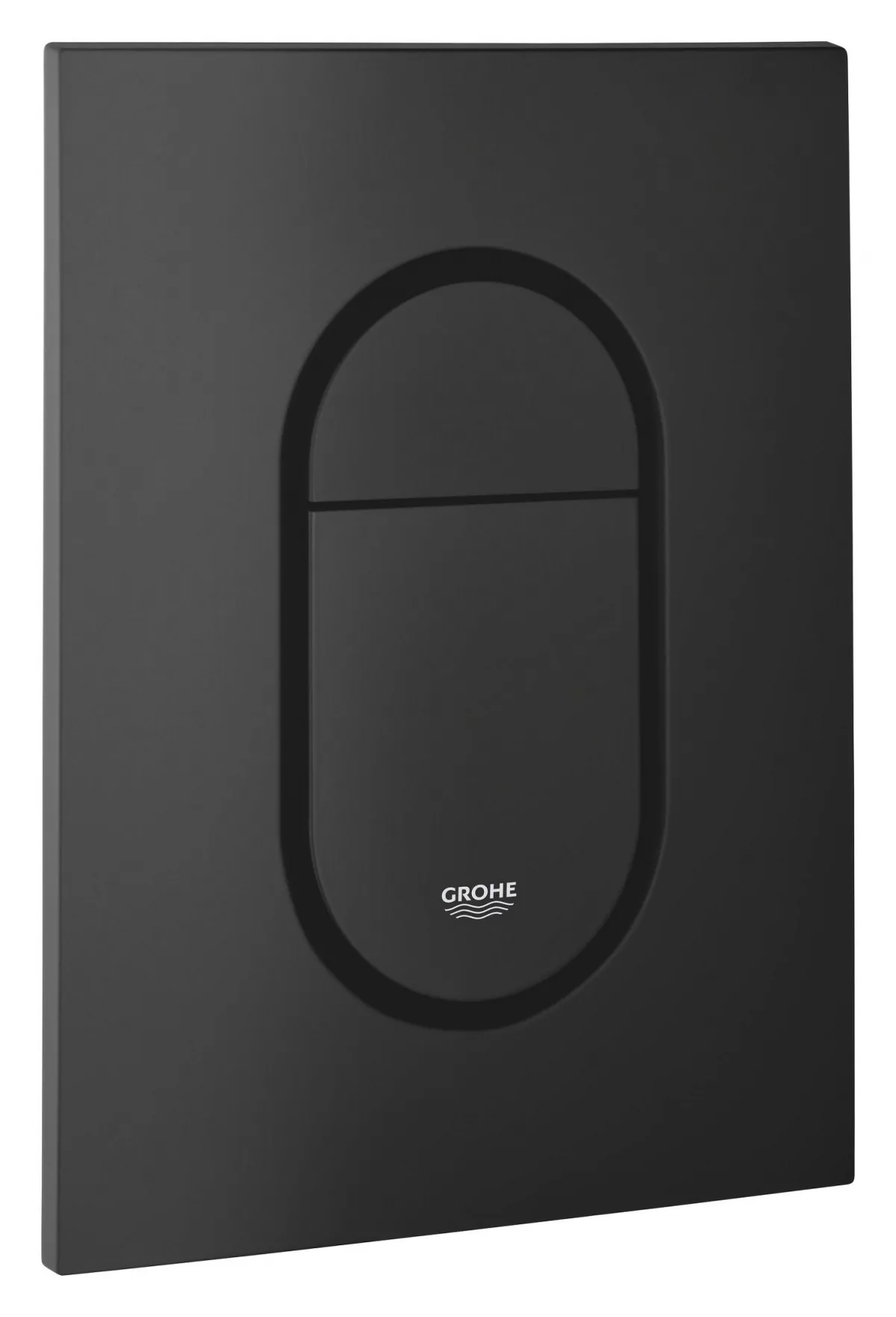 Clapeta WC Grohe 37624KF0, Arena Cosmo S, dubla, verticala, 130 x 172 mm, plastic, mat, negru