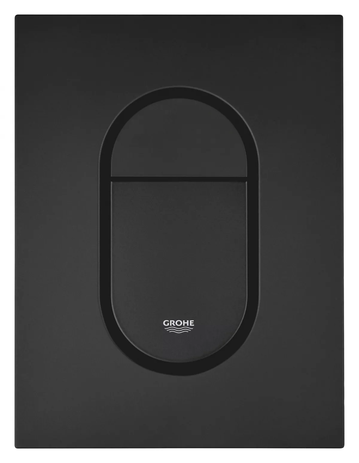 Clapeta WC Grohe 37624KF0, Arena Cosmo S, dubla, verticala, 130 x 172 mm, plastic, mat, negru