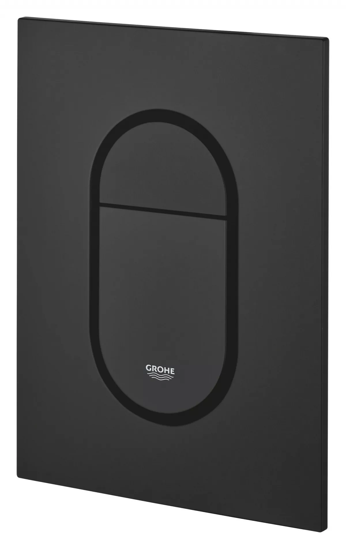 Clapeta WC Grohe 37624KF0, Arena Cosmo S, dubla, verticala, 130 x 172 mm, plastic, mat, negru