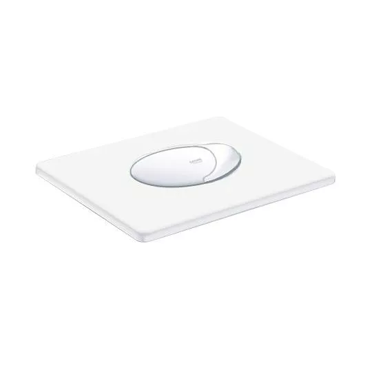 Clapeta WC Grohe 38506SH0, Skate Air, dubla, 156 x 197 mm, orizontala, plastic, alb