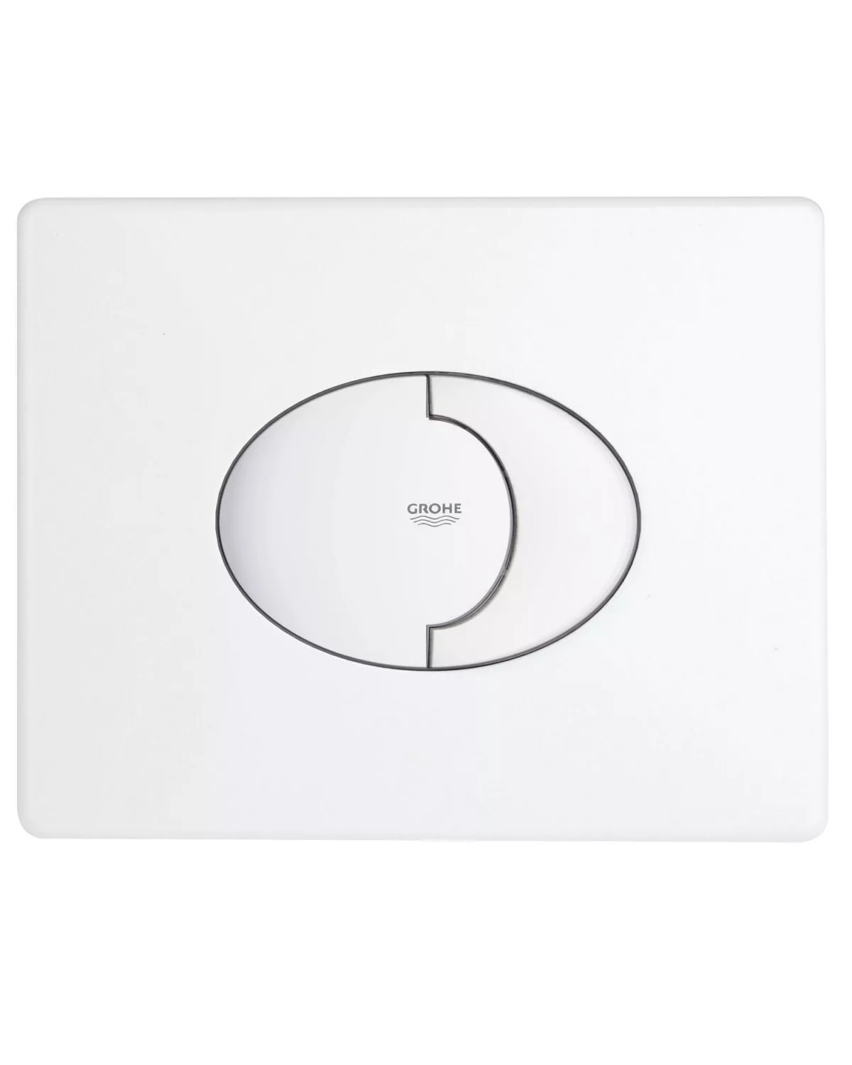 Clapeta WC Grohe 38506SH0, Skate Air, dubla, 156 x 197 mm, orizontala, plastic, alb