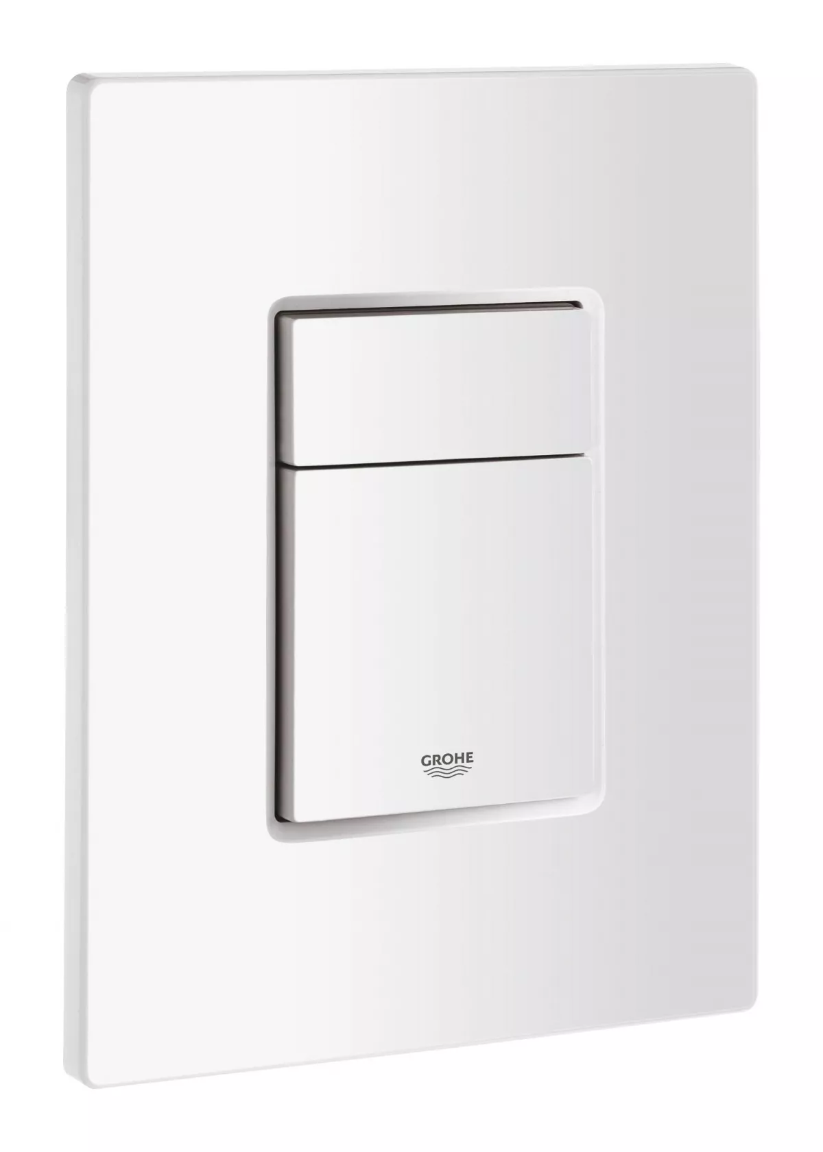 Clapeta WC Grohe 38966SH0, Even, dubla, verticala, 156 x 197 mm, platic, lucios, alb