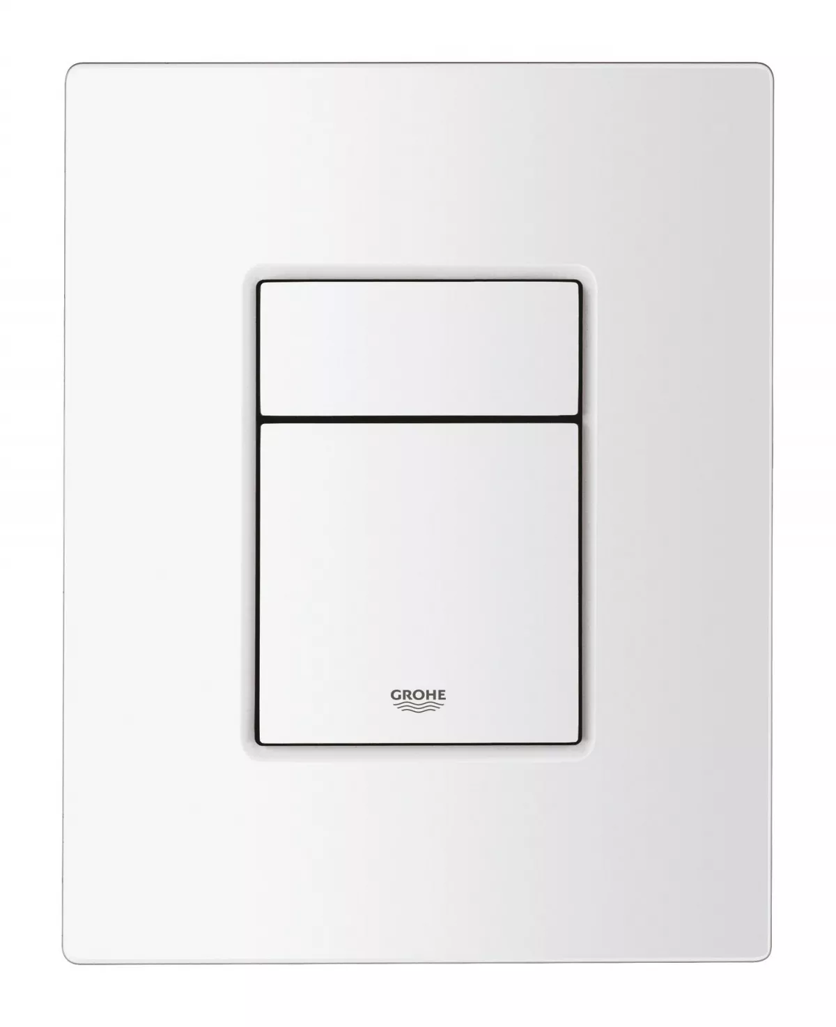Clapeta WC Grohe 38966SH0, Even, dubla, verticala, 156 x 197 mm, platic, lucios, alb