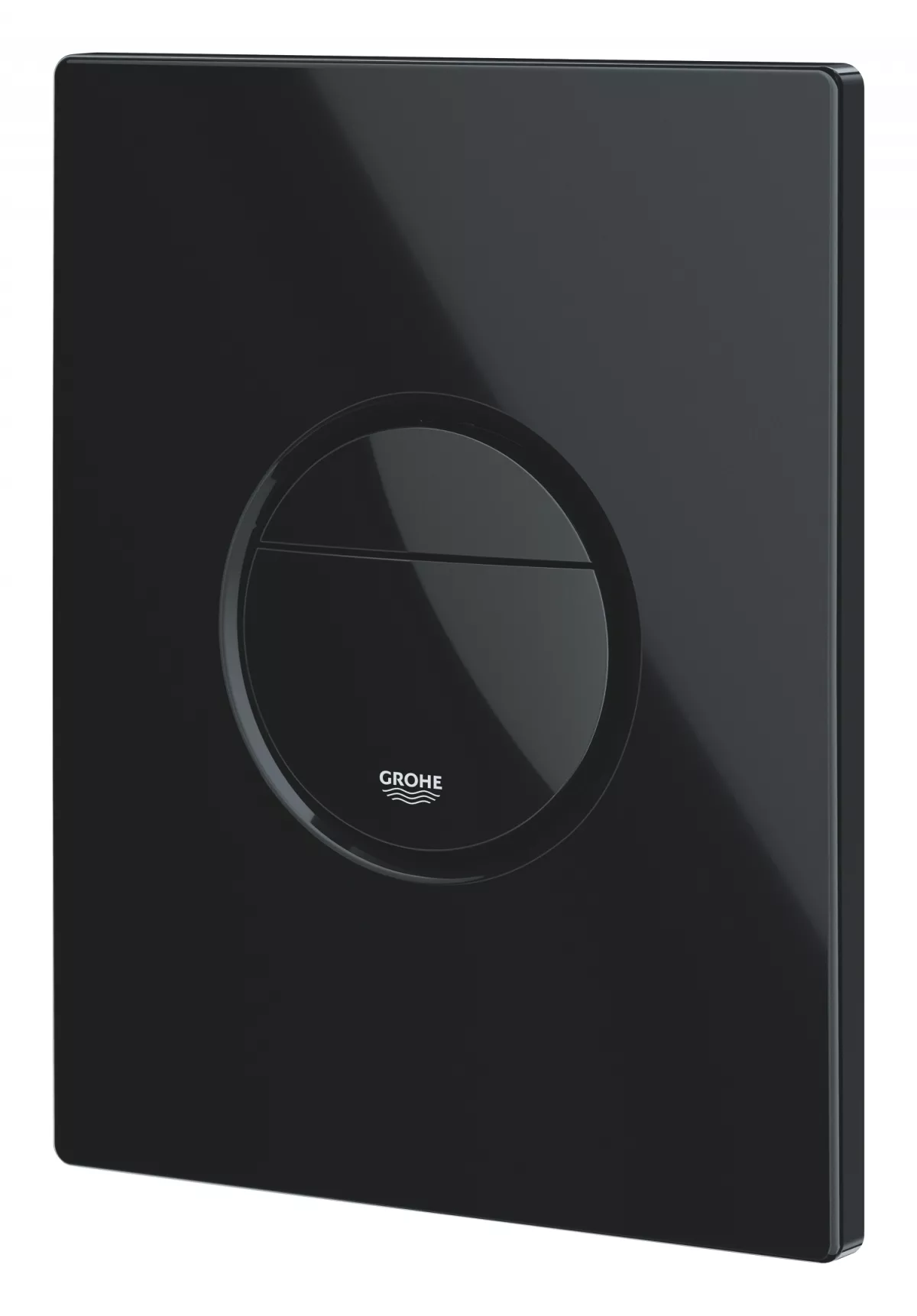 Clapeta WC Grohe 38765KV0, Nova Cosmo, dubla, verticala, 197 x 156 mm, ABS, lucios, negru