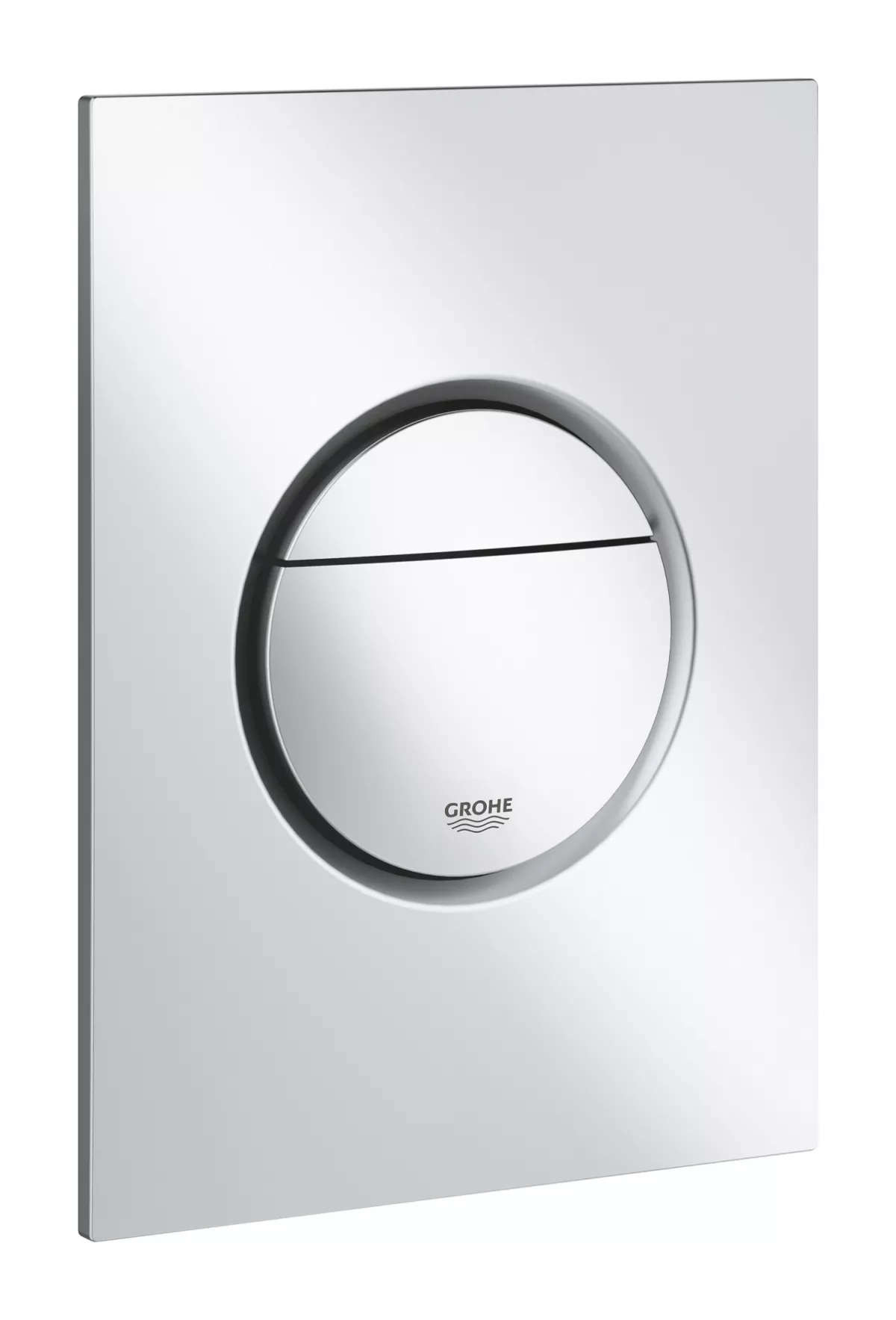 Clapeta WC Grohe 37601P00, Nova Cosmo S, dubla, verticala, 172 x 130 mm, ABS, mat, crom