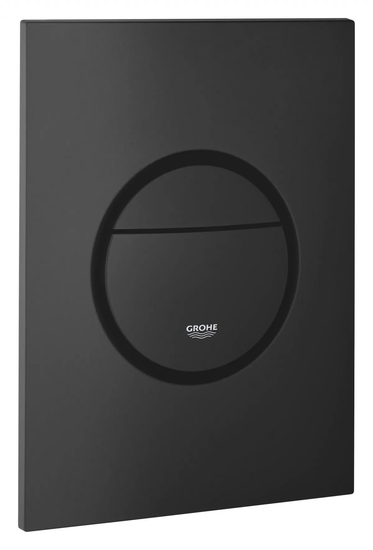 Clapeta WC Grohe 37601KF0, Nova Cosmo S, dubla, verticala, 172 x 130 mm, ABS, mat, negru