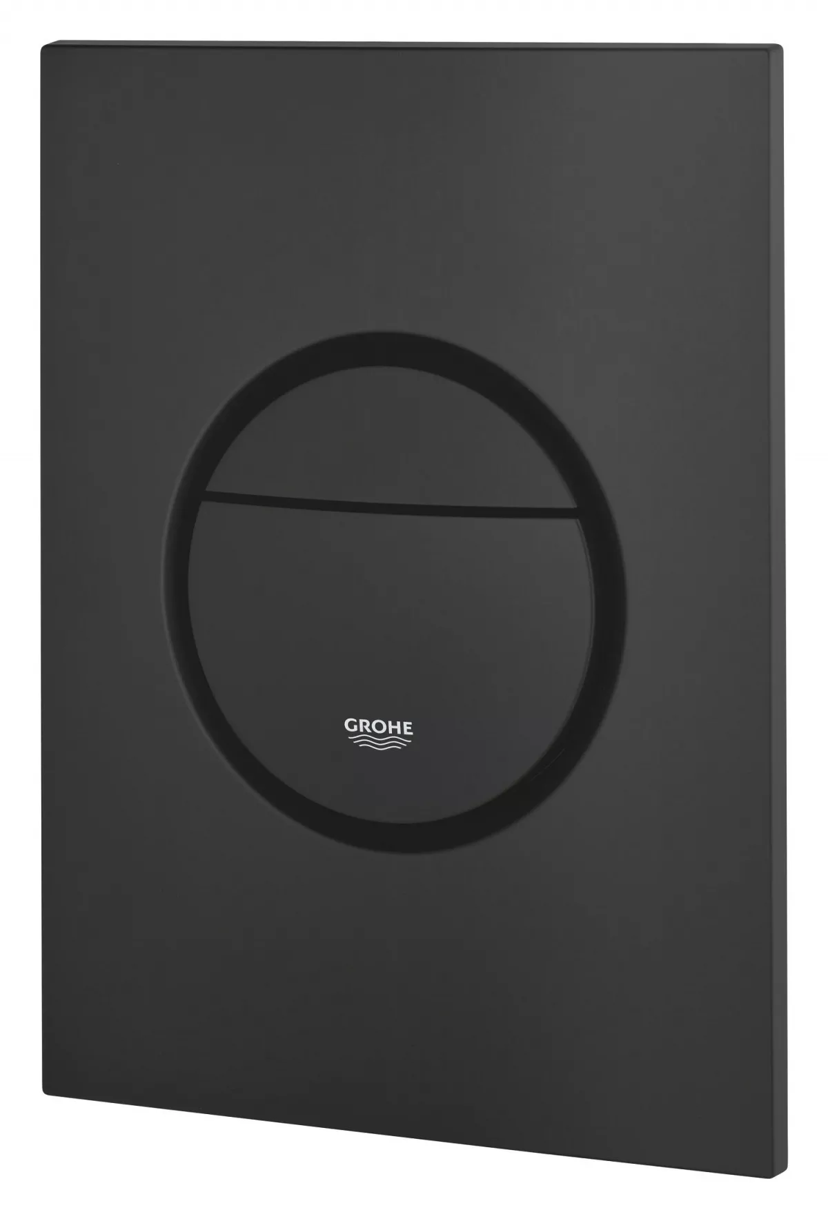 Clapeta WC Grohe 37601KF0, Nova Cosmo S, dubla, verticala, 172 x 130 mm, ABS, mat, negru