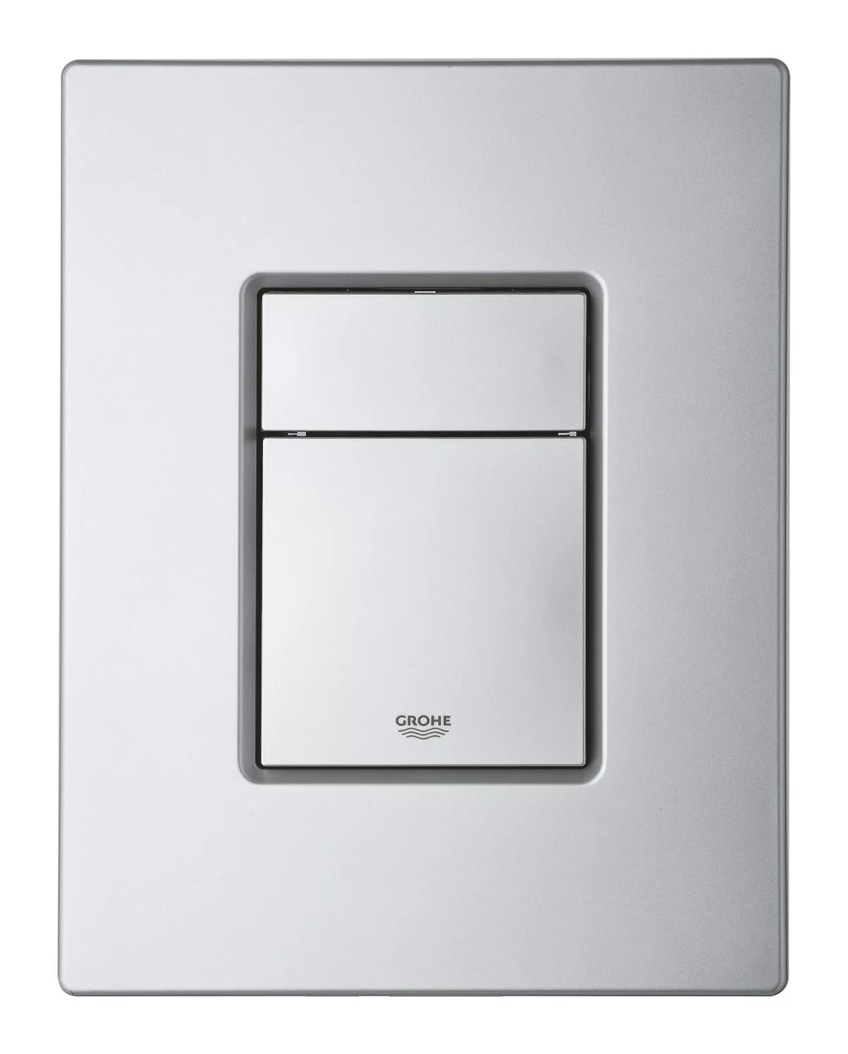 Clapeta WC Grohe 38732BR0, Skate Cosmo, dubla, 156 x 197 mm, verticala, anti-amprenta, ABS, mat, crom