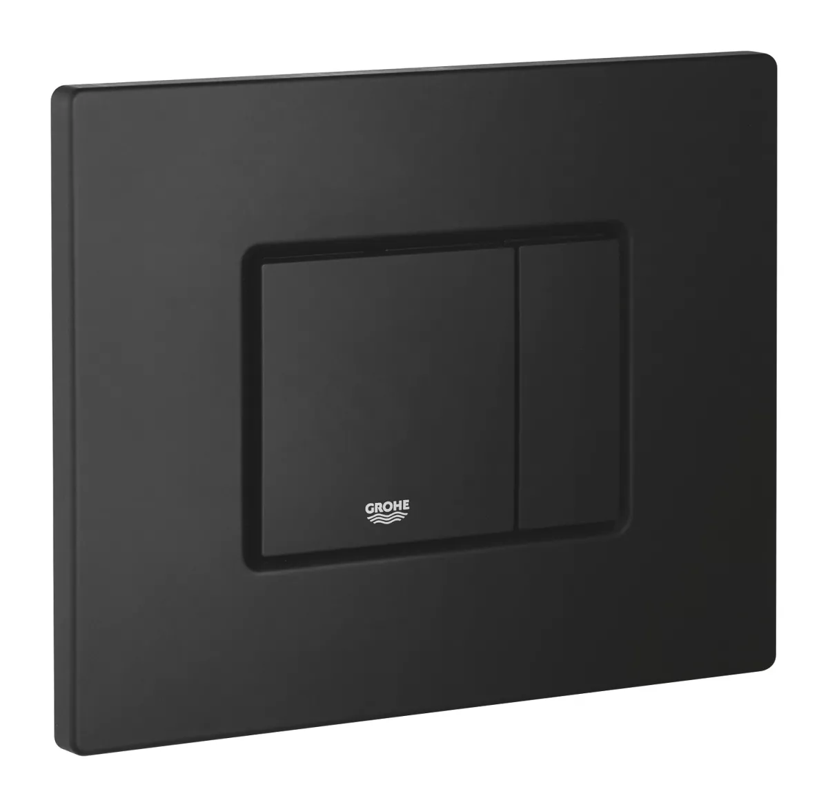 Clapeta WC Grohe 38732KF0, Skate Cosmo, dubla, verticala, 197 x 156 mm, ABS, mat, negru