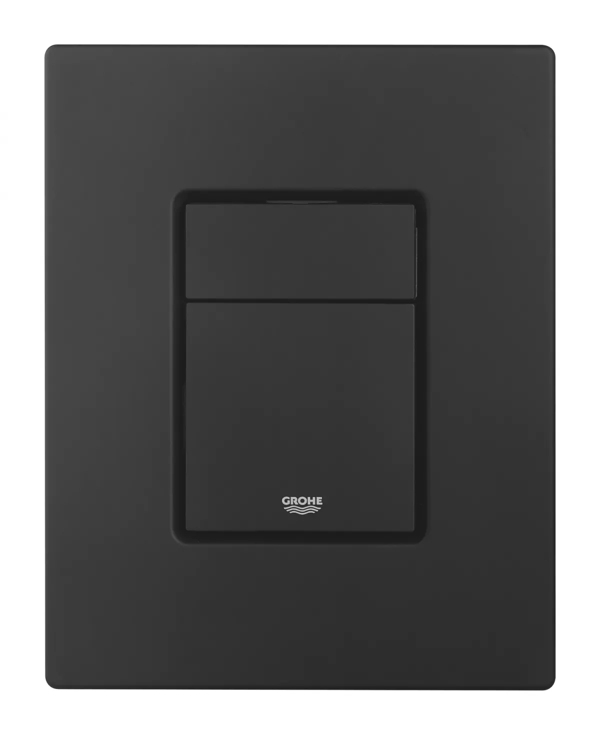 Clapeta WC Grohe 38732KF0, Skate Cosmo, dubla, verticala, 197 x 156 mm, ABS, mat, negru
