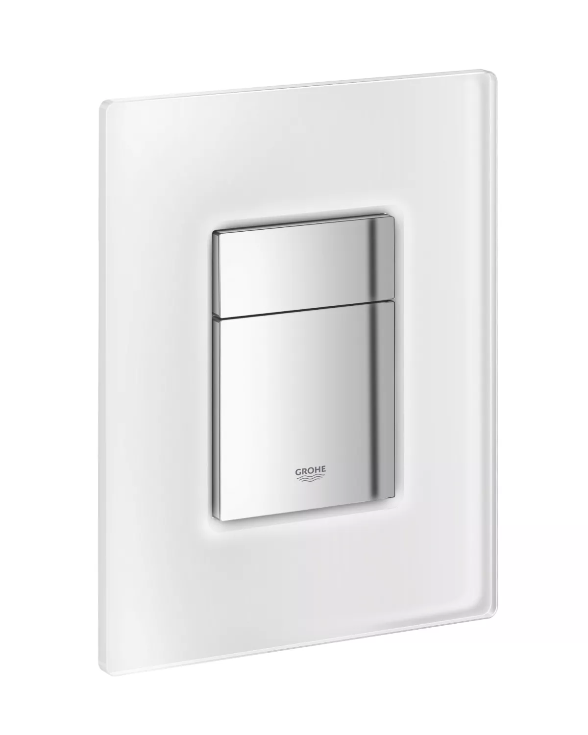 Clapeta WC Grohe 38845MF0, Skate Cosmo, dubla, verticala, 197 x 156 mm, sticla, crom