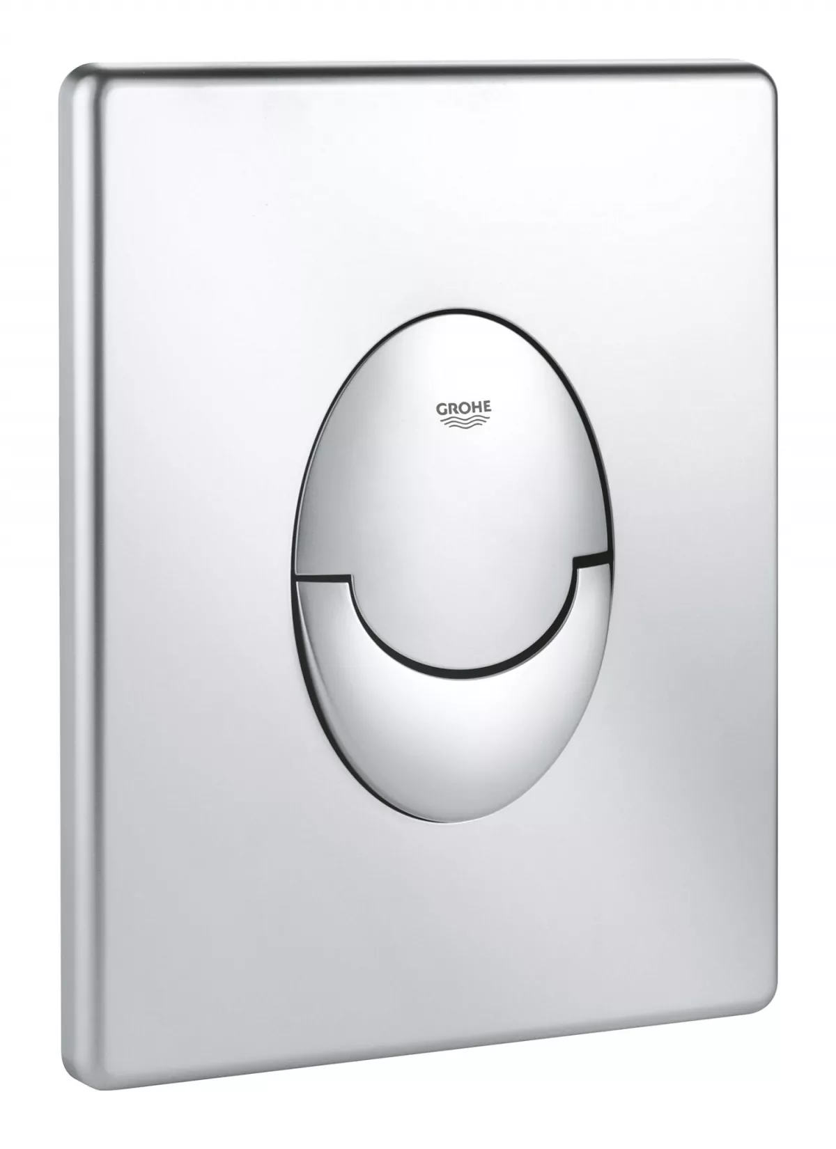 Clapeta WC Grohe 38964P00, Start, dubla, verticala, 197 x 156 mm, plastic, mat, crom