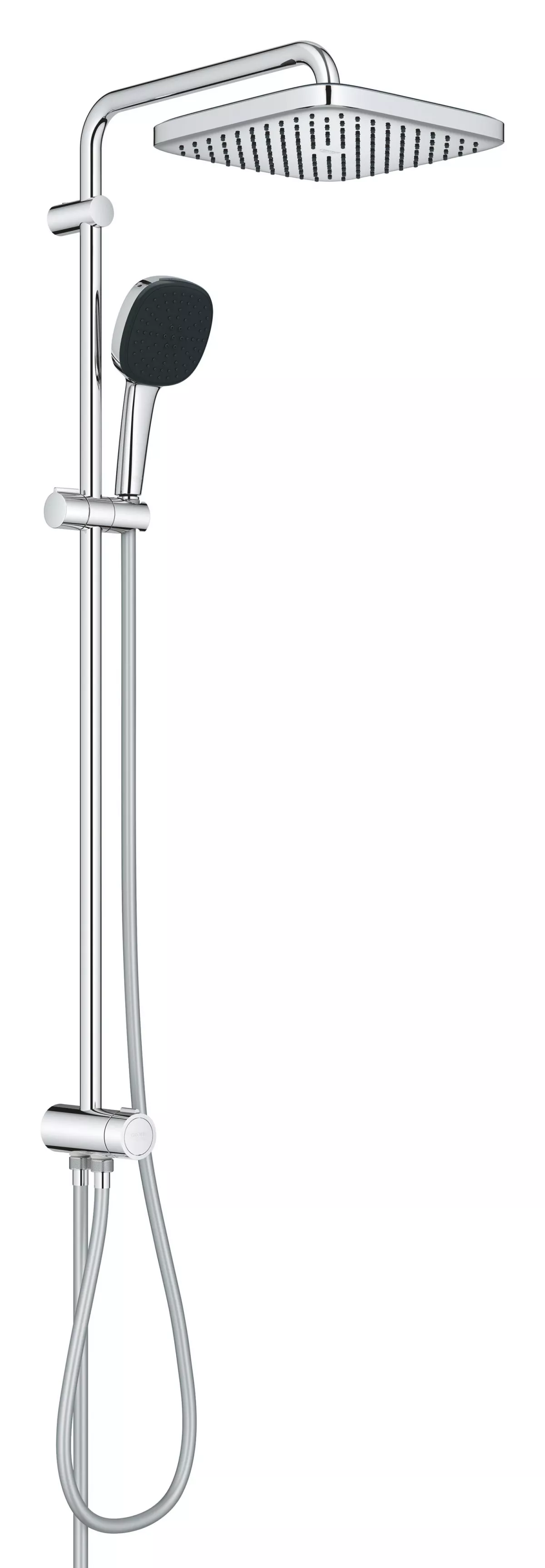 Coloana dus Grohe Vitalio Cube 250, aparent, dus fix 250 …