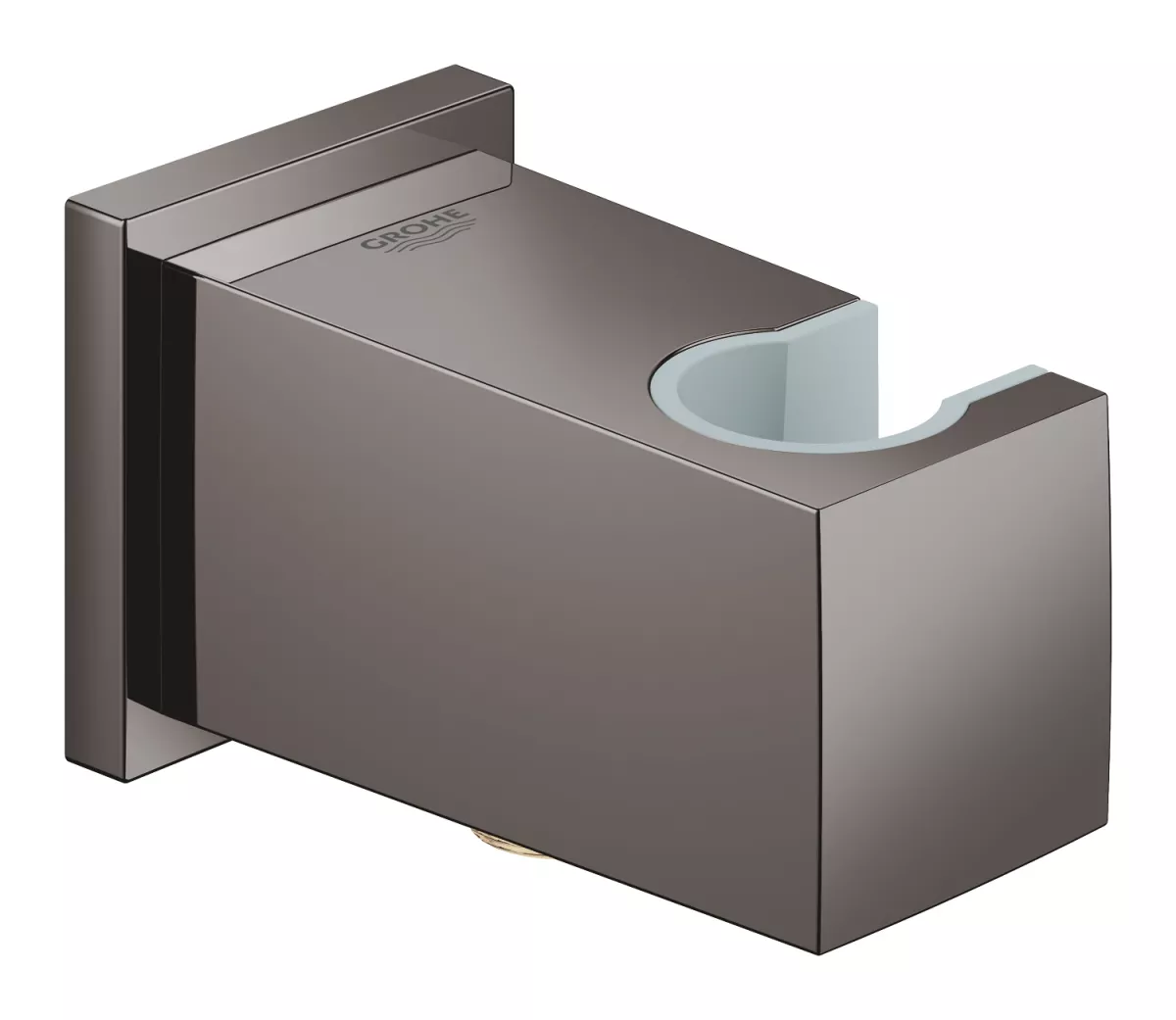 Cot iesire dus Grohe 26370A00, Euphoria Cube, 1/2'' x 1/2'', suport para, lucios, grafit