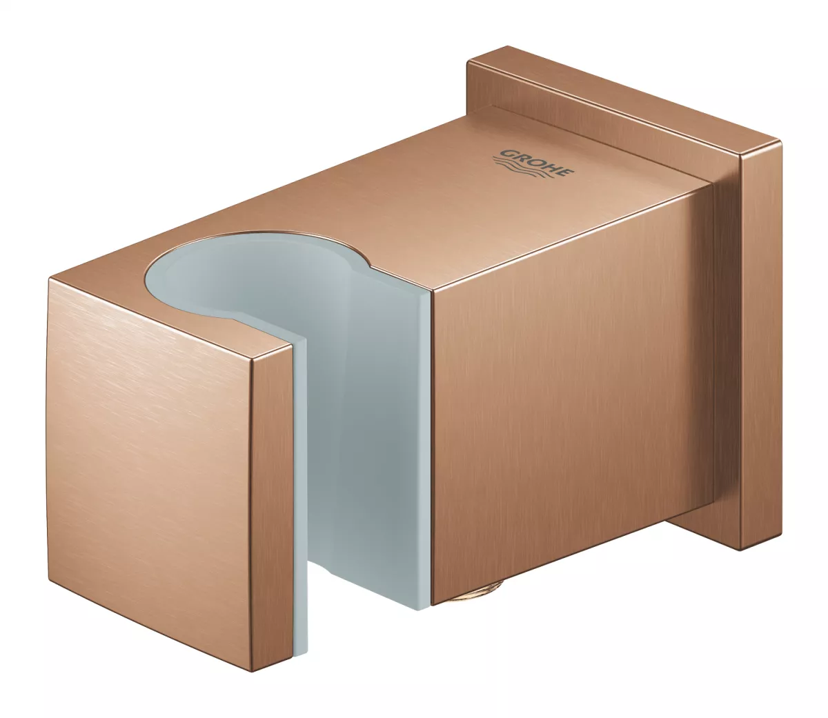 Cot iesire dus Grohe 26370DL0, Euphoria Cube, 1/2'' x 1/2'', suport para, mat, cupru