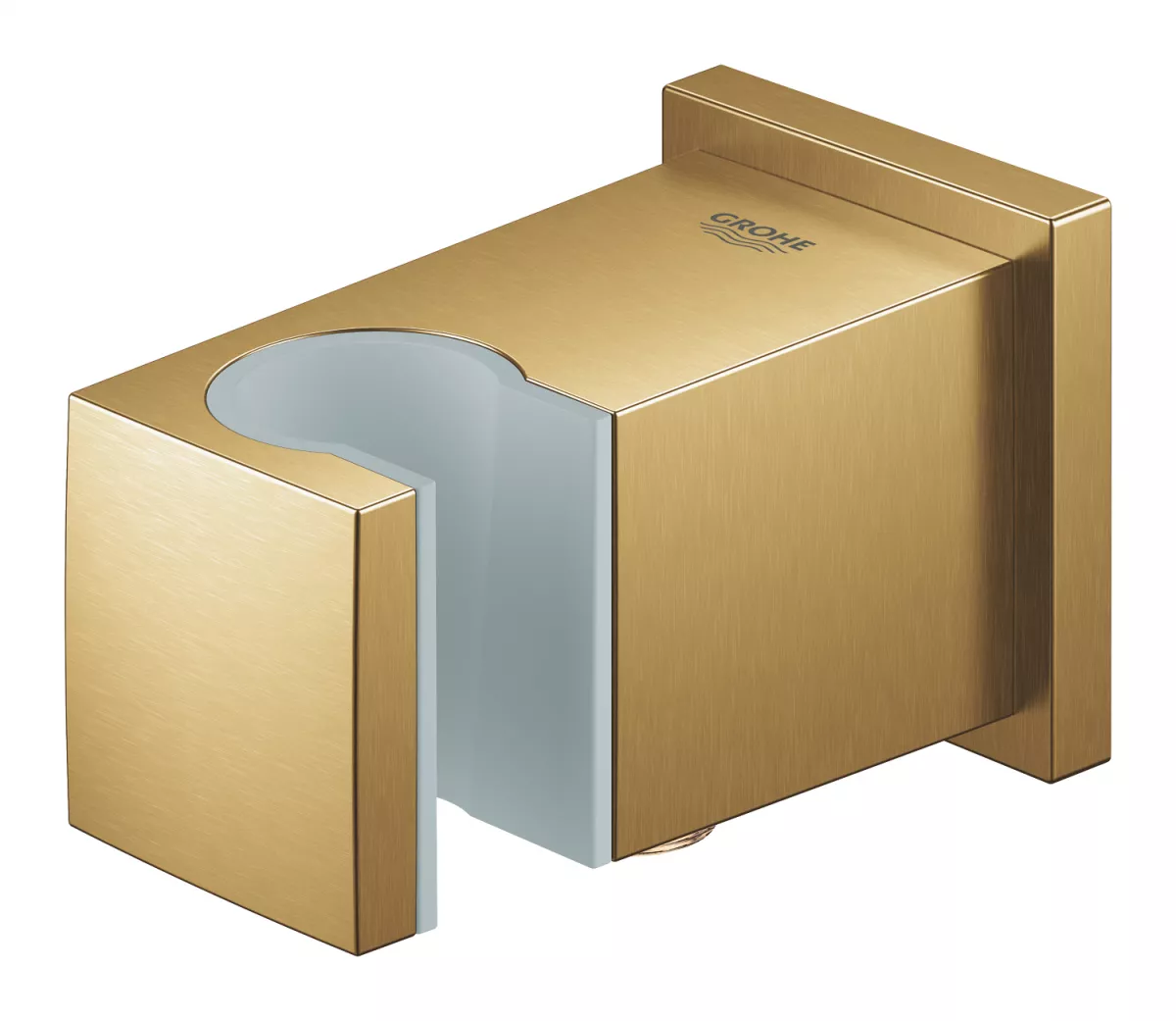 Cot de iesire Grohe 26370GN0, Euphoria Cube, 1/2'' x 1/2'', suport para, mat, auriu