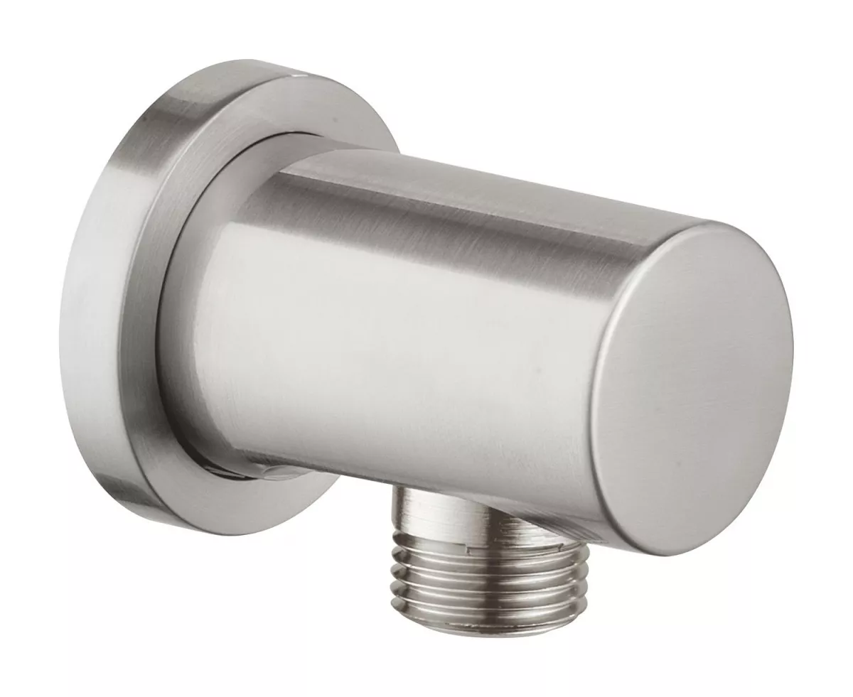Cot iesire dus Grohe 27057DC0, Rainshower, 1/2'' x 1'/2'', mat, otel satinat