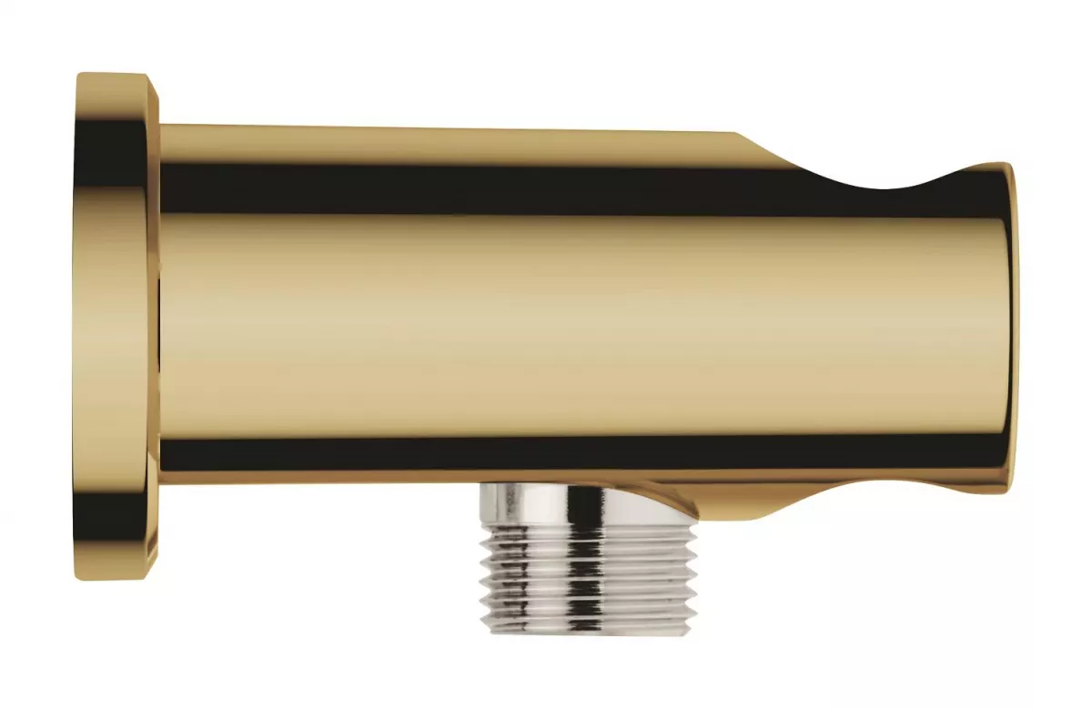 Cot iesire dus Grohe 26658GL0, Rainshower, 1/2'' x 1/2'', suport para, lucios, auriu