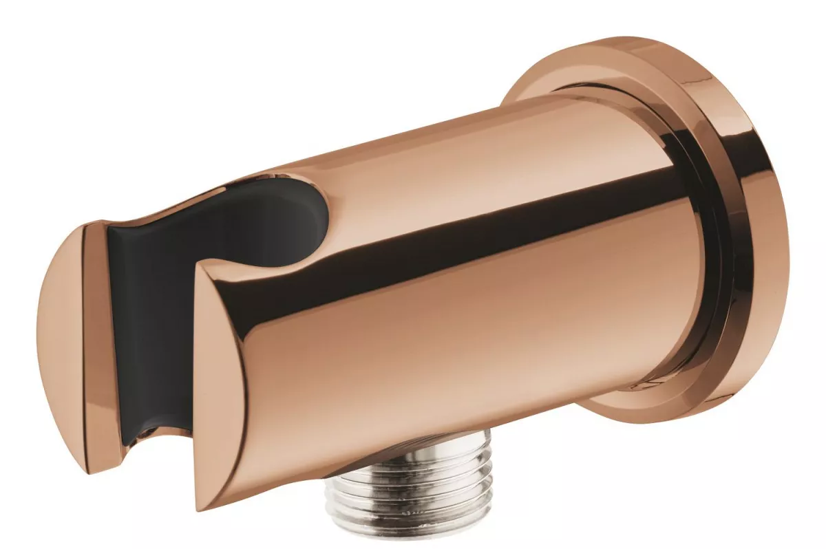 Cot iesire dus Grohe 26658DA0, Rainshower, 1/2'' x 1/2'', suport para, lucios, cupru