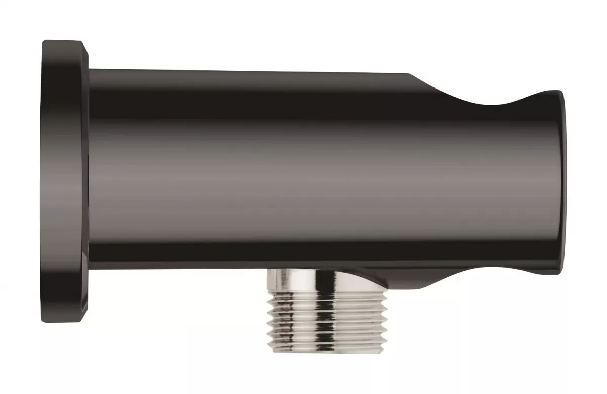 Cot iesire dus Grohe 26658A00, Rainshower, 1/2'' x 1/2'', suport para, lucios, grafit