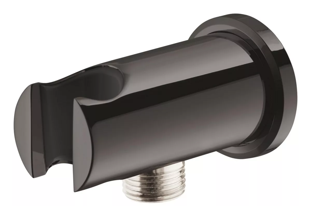 Cot iesire dus Grohe 26658A00, Rainshower, 1/2'' x 1/2'', suport para, lucios, grafit