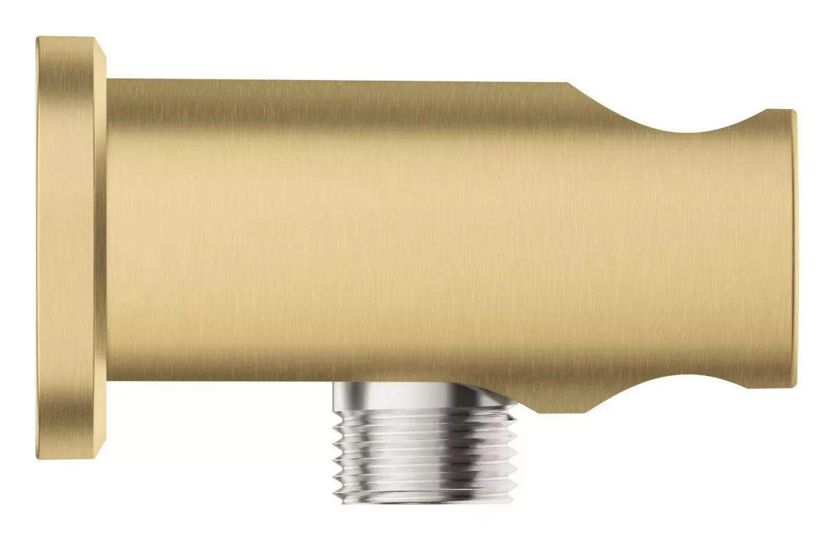 Cot iesire dus Grohe 26658GN0, Rainshower, 1/2'' x 1/2'', suport para, mat, auriu