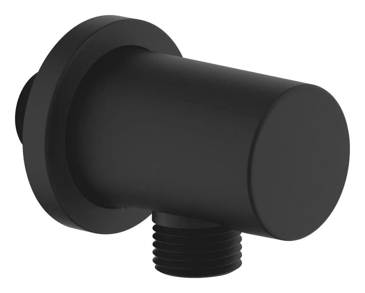 Cot iesire dus Grohe 22118KF0, Rainshower, universal, 1/2'' x 1/2'', 1 iesire, anti-reflux, mat, negru