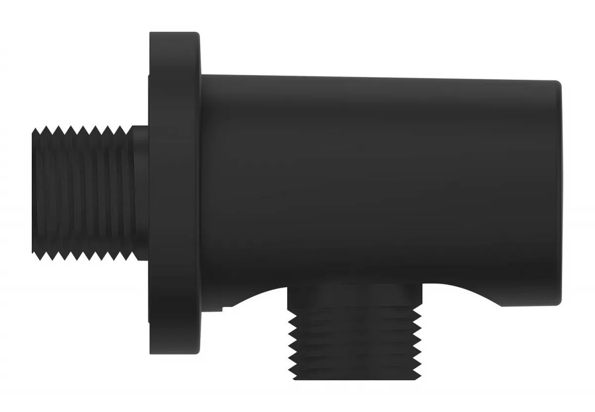 Cot iesire dus Grohe 22118KF0, Rainshower, universal, 1/2'' x 1/2'', 1 iesire, anti-reflux, mat, negru