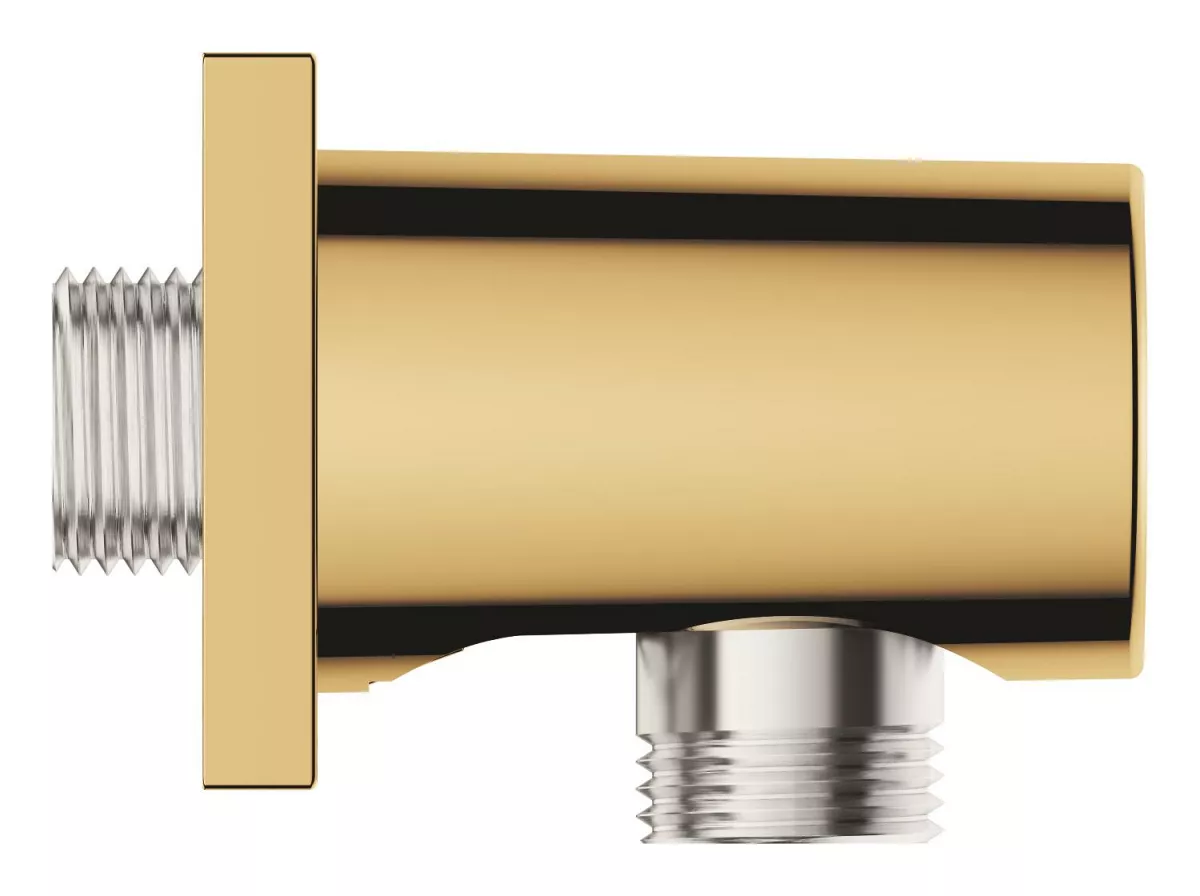 Cot iesire dus Grohe 27076GL0, Rainshower Cube, 1/2'' x 1/2'', lucios, auriu