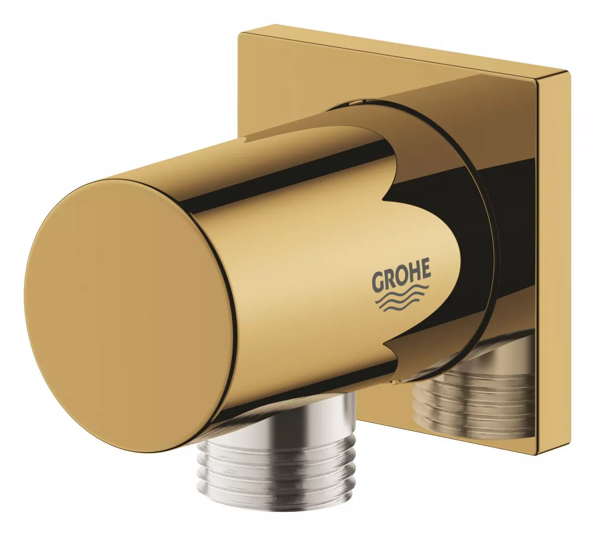 Cot iesire dus Grohe 27076GL0, Rainshower Cube, 1/2'' x 1/2'', lucios, auriu